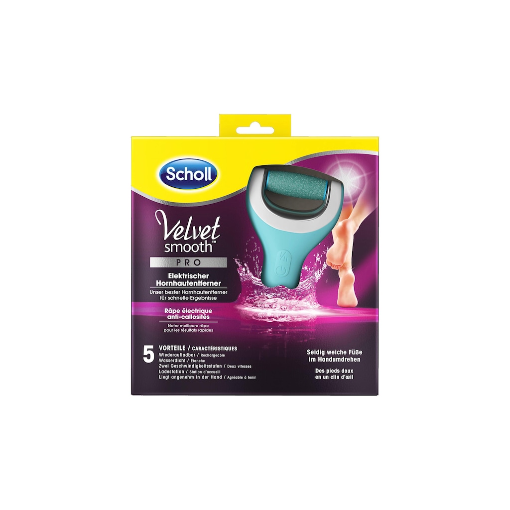 Scholl Elektrischer Hornhautentferner »Velvet Smooth Wet&Dry Hornhautentferner«