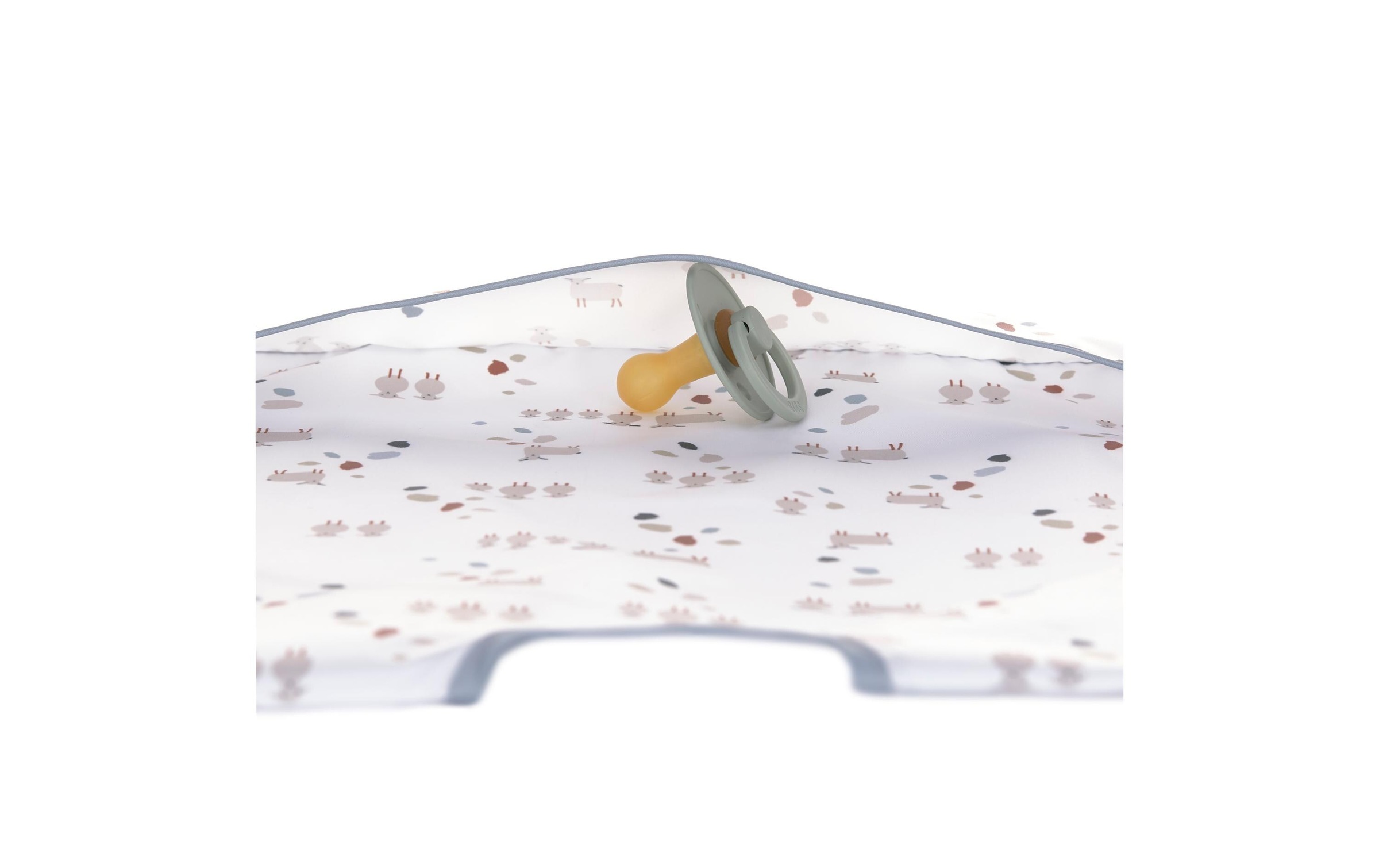 LÄSSIG Lätzchen »Tiny Farmer Schaf 2er Set 80 x 36 cm«, (2x Latzchen)