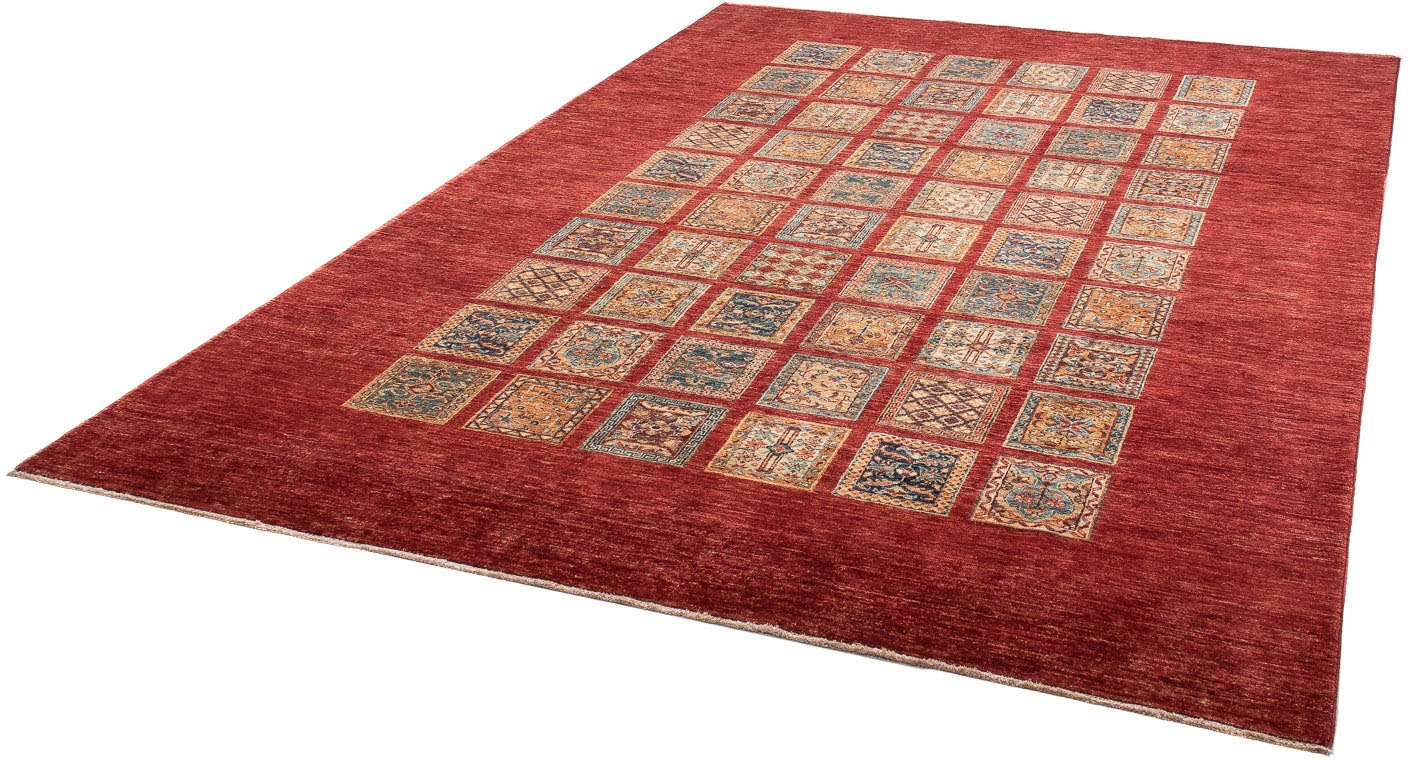 Image of morgenland Orientteppich »Ziegler - 290 x 199 cm - dunkelrot«, rechteckig, 6 mm Höhe, Wohnzimmer, Handgeknüpft, Einzelstück mit Zertifikat bei Ackermann Versand Schweiz