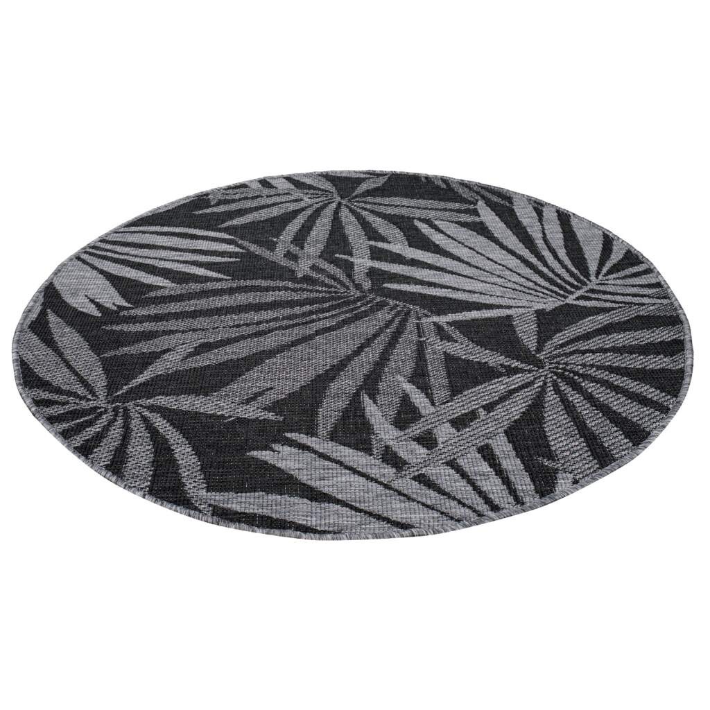 Carpet City Outdoorteppich »DUO RUG 5771« rund 5 mm Höhe Wendeteppich Wetterfest In- & Outdoor, Balkon, Terrasse, Wohnzimmer