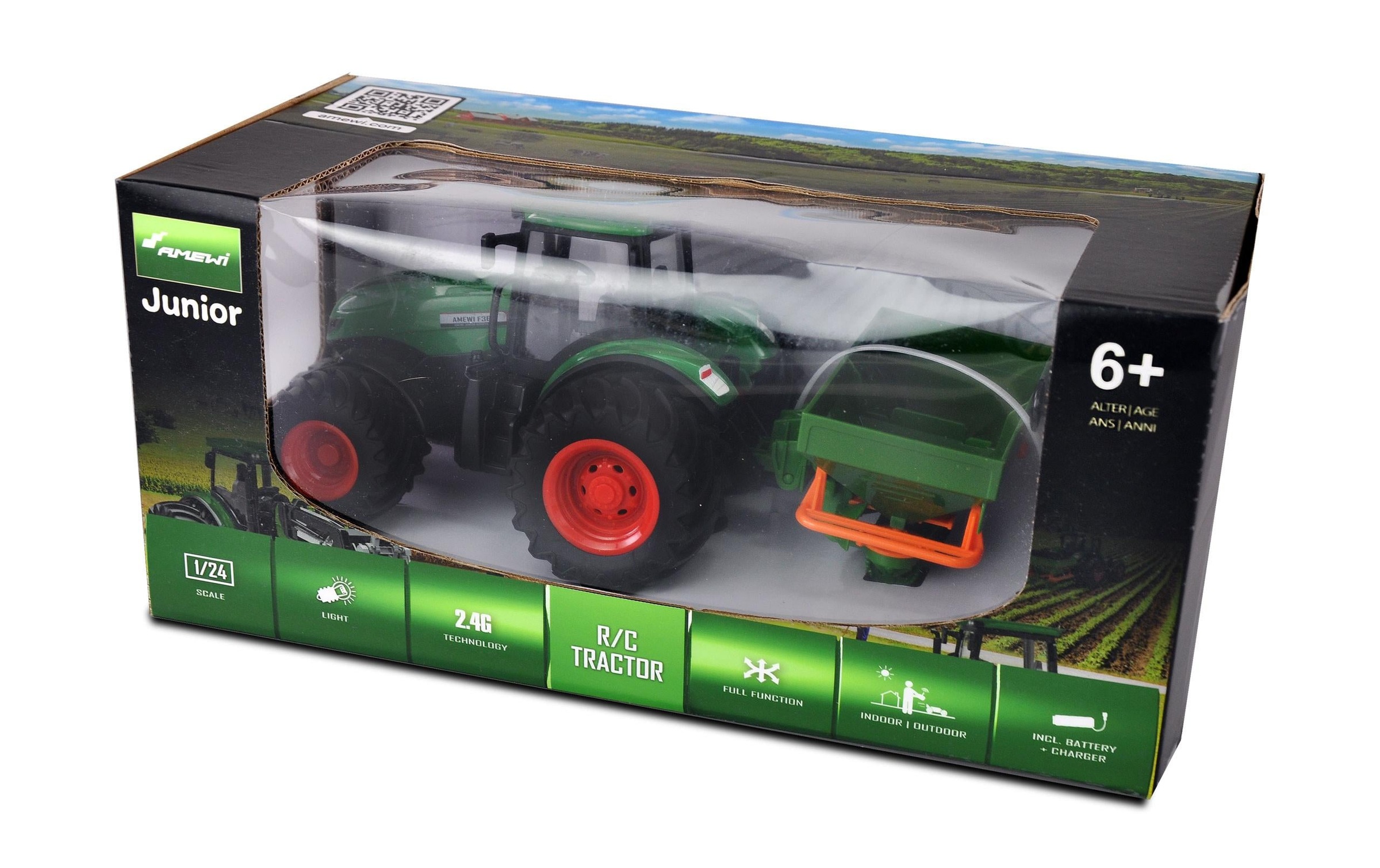 Amewi RC-Traktor »mit Düngerstreuer, Grün RTR«