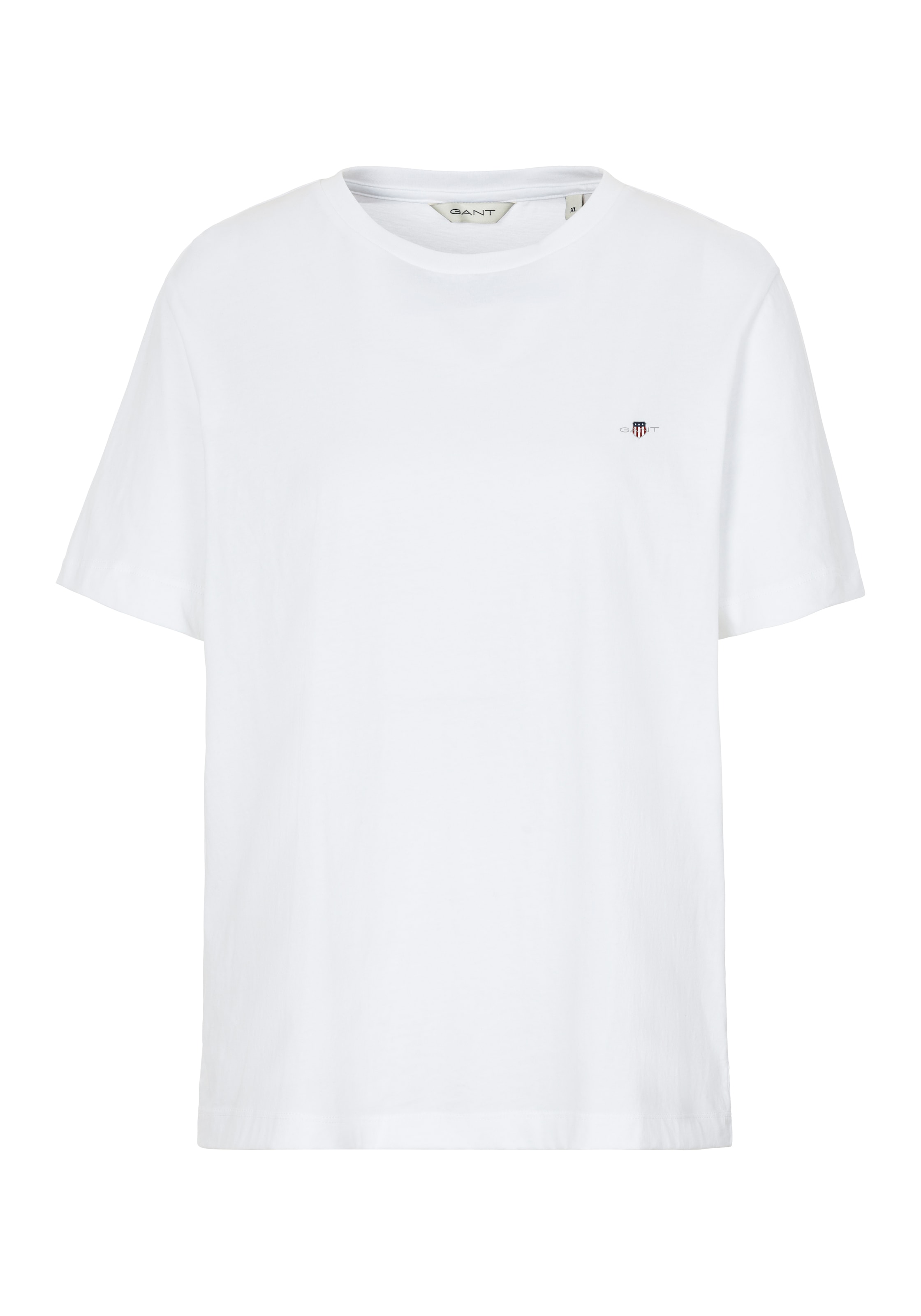 Image of Gant Kurzarmshirt "PRINTED ARCHIVE SHIELD T-SHIRT" kleine Logostickerei auf der Brust