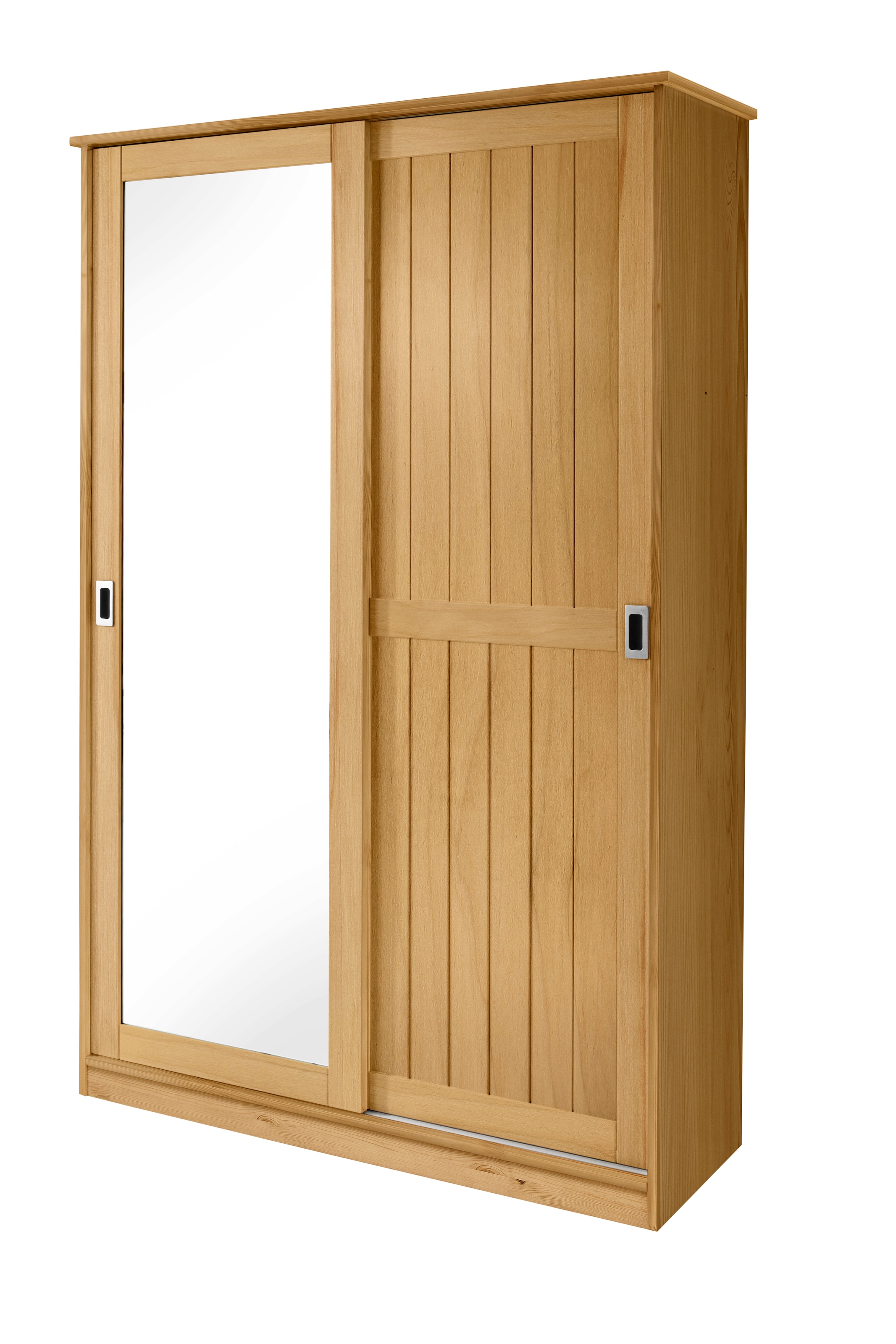 Home affaire Garderobenschrank »Nekso«, mit Spiegel, Breite 114 cm, aus MDF oder Massivholz, FSC®