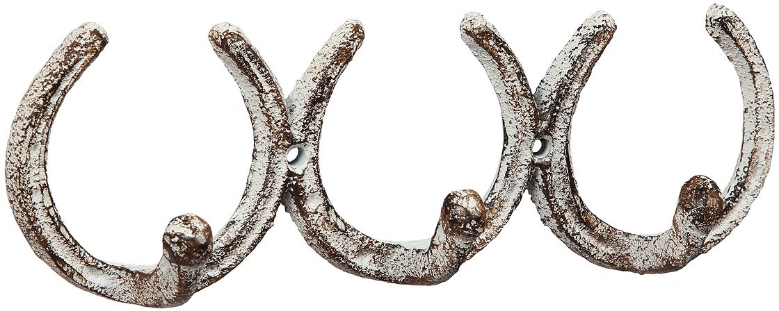 Image of Ambiente Haus Wandhaken »3er Haken aus Gusseisen - Hufeisen«, (1 St.) bei Ackermann Versand Schweiz