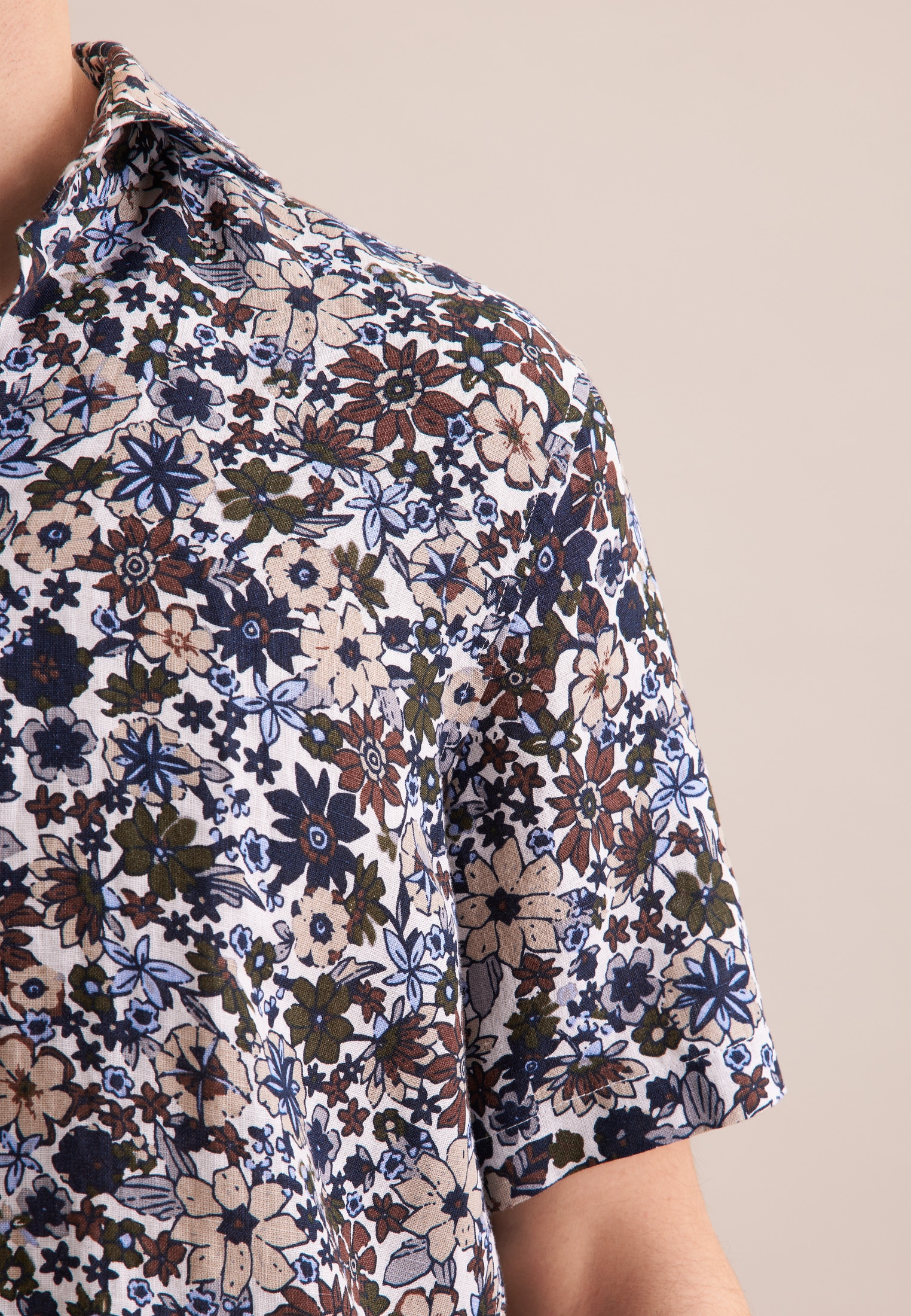 seidensticker Chemise d'affaires »Regular« Regular 1/2 Kentkragen Floral