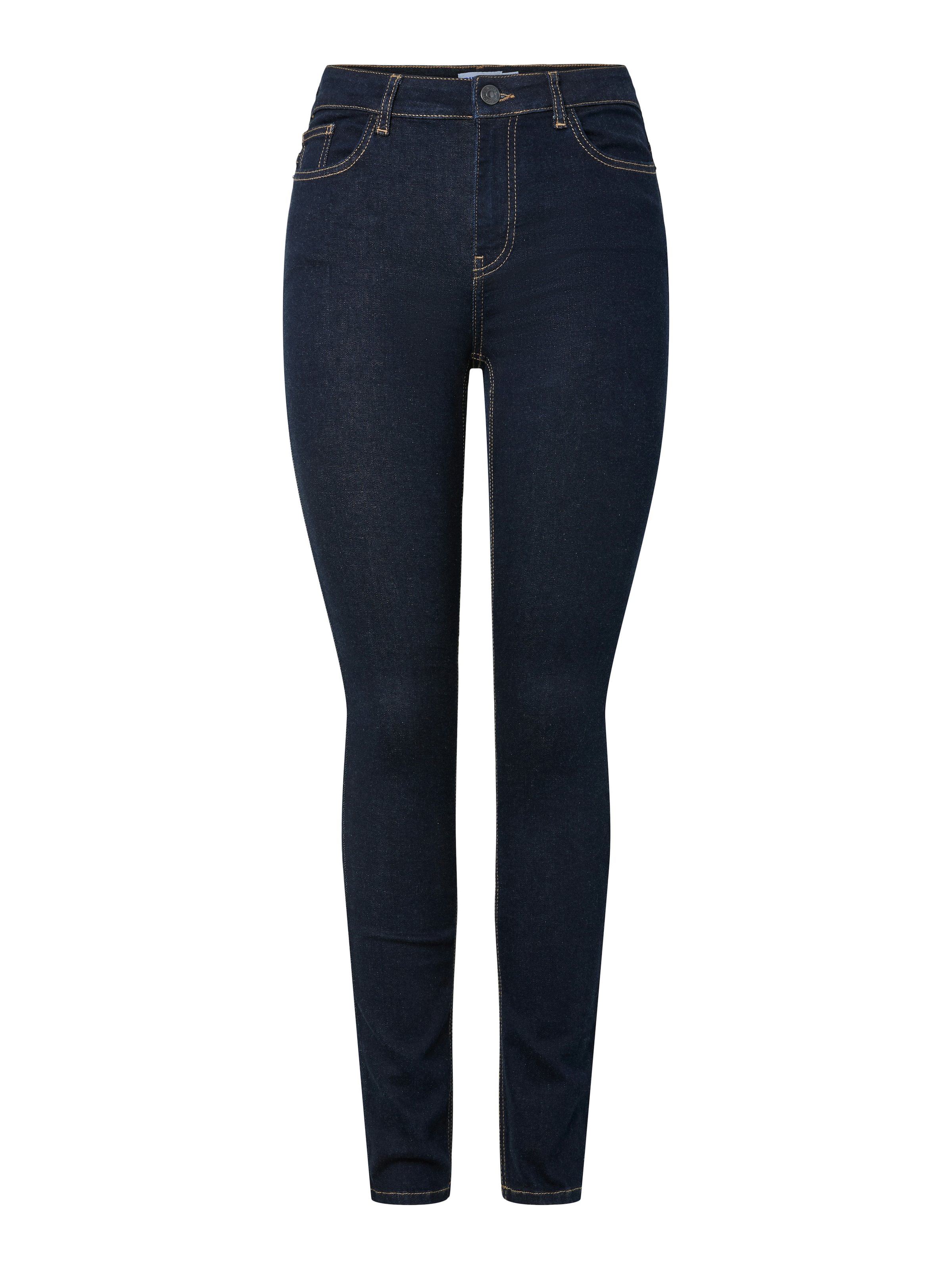 pieces Jeans skinny »PCDAISY MW SKINNY JEANS NOOS BC« mélange de coton, coupe skinny
