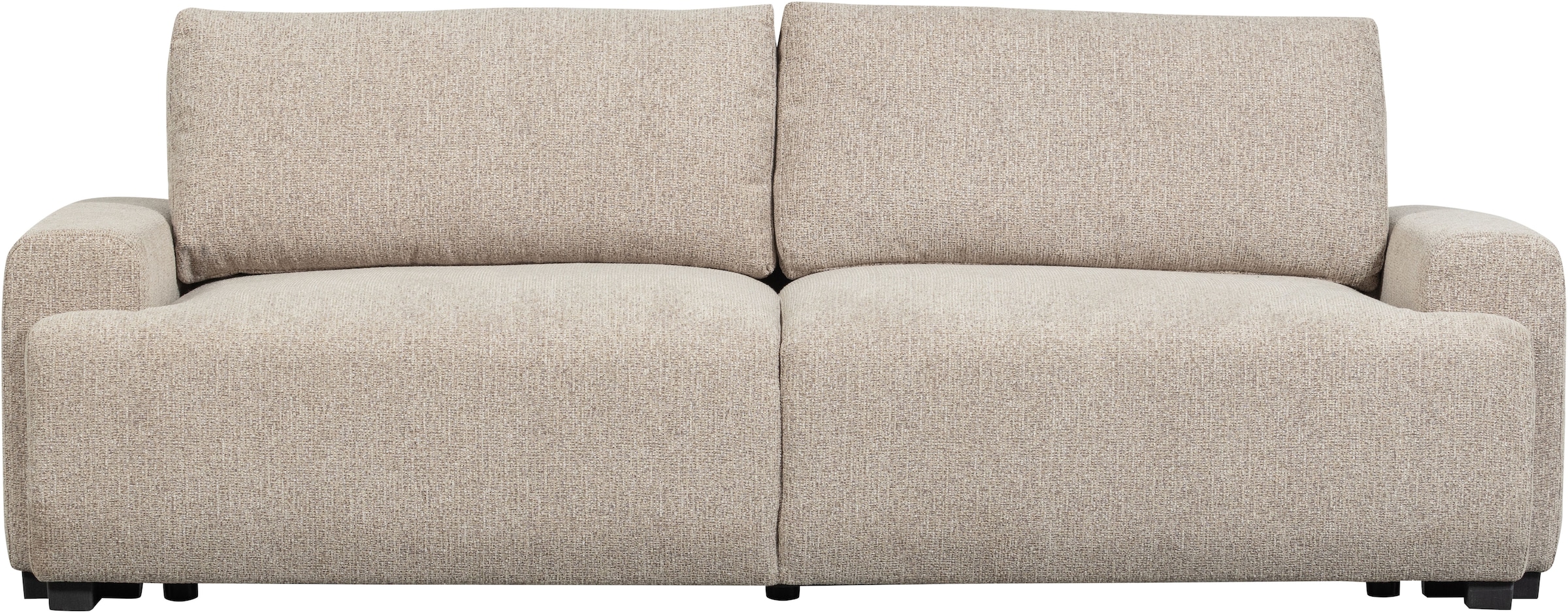 Image of WOOOD Schlafsofa "Night & Day Melange-Webstoff mit Schlaffunktion, H85 x B239 x T107 cm" Schlafbreite 190 cm, Sehr hohe Verschleissfestigkeit, Pfleiglicht