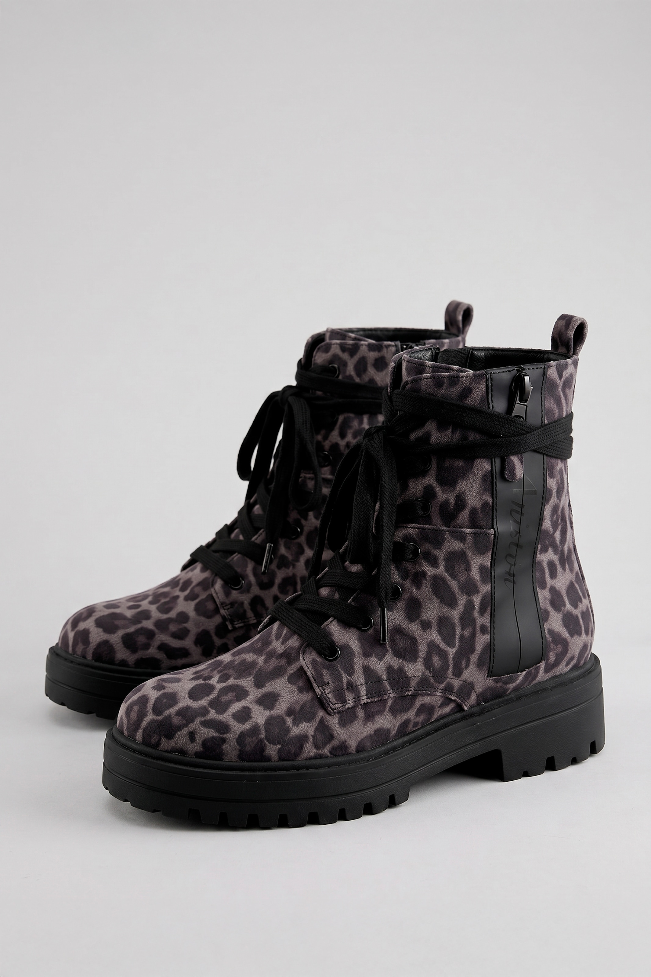 Image of Aniston SHOES Schnürboots Ankle Boots mit Reissverschluss, im Animal Print - NEUE KOLLEKTION