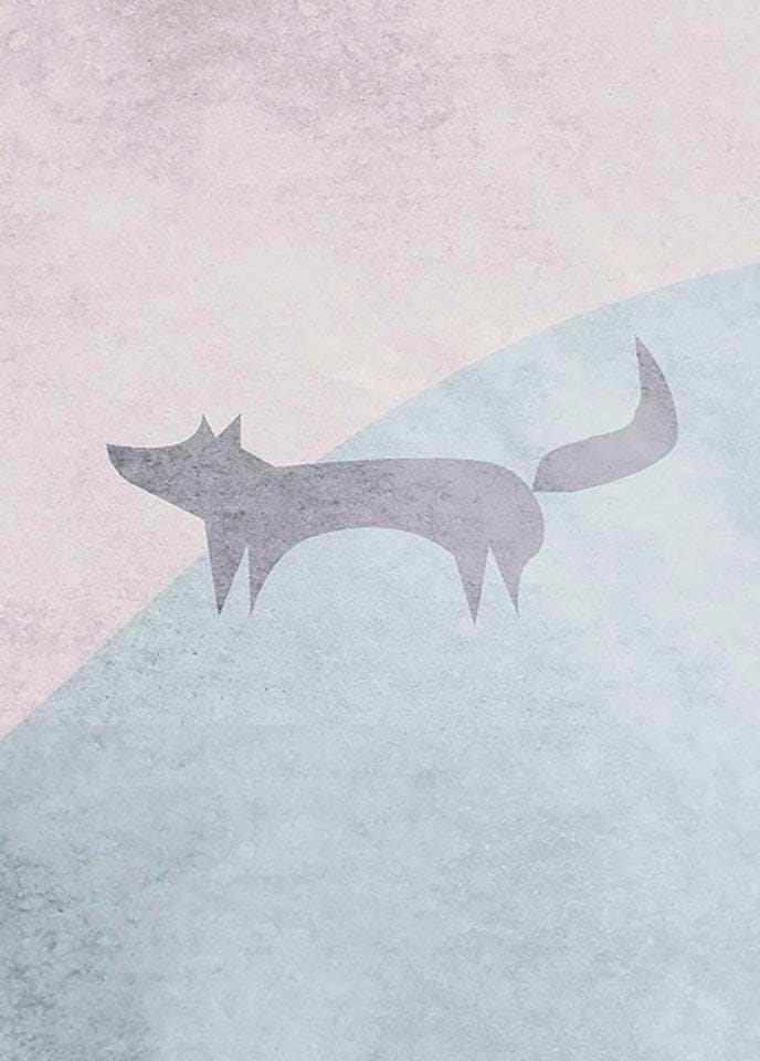 Tiere, Komar »Wild and Poster Free kaufen 40cm Höhe: Fox«,