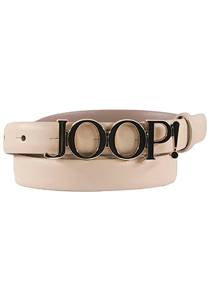 JOOP! Ceinture en cuir mit Logo-Pinschliesse, Breite 2 cm