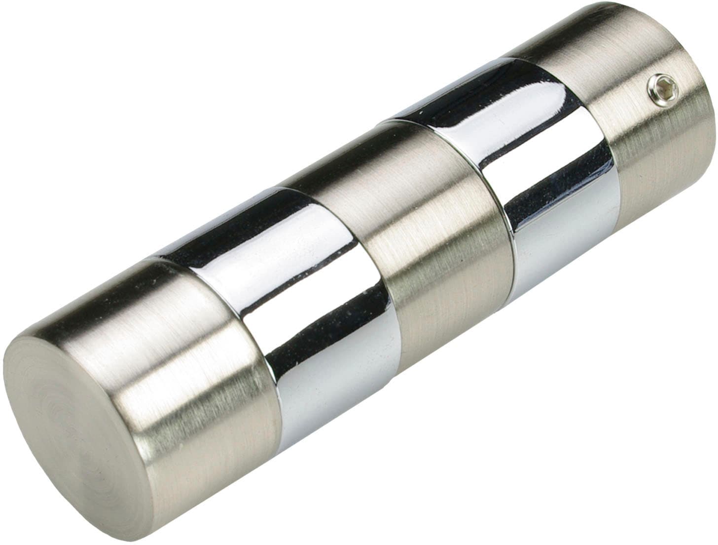 Image of Liedeco Gardinenstangen-Endstück »Endstück, Endknopf edelstahl-optik "France" Toulouse - 2 Stück«, (2 St.), Endstück, Endknopf Zylinder, 2 Stück bei Ackermann Versand Schweiz