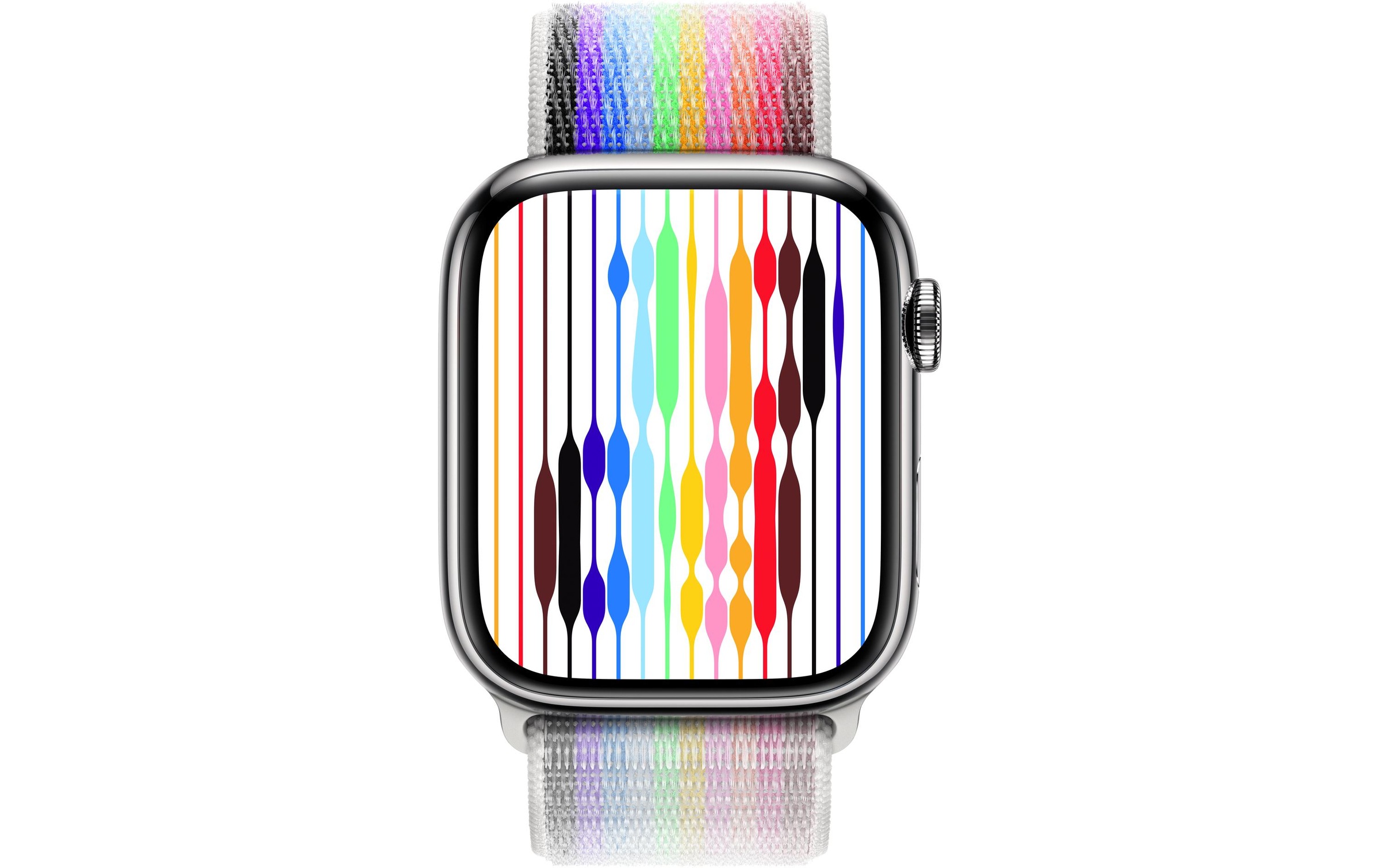 Apple Smartwatch-Armband Sport Loop, 45 mm, Pride Edition