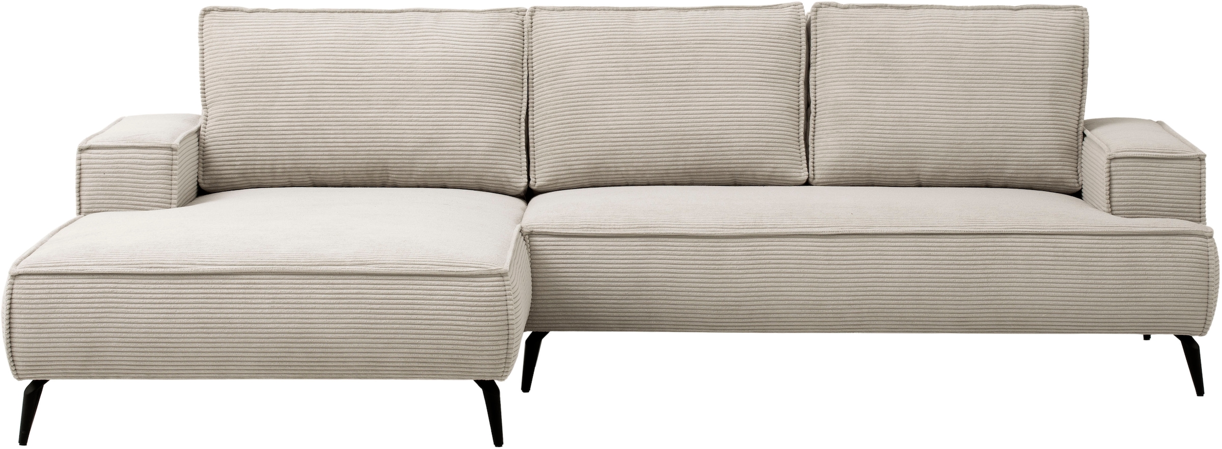 andas Sitzgruppe »TVINNU, Polsterecke L-Form, Schlaffunktion, mit Hocker«, (Set, 2 tlg.), stellbar zum Schlafsofa (Krokodilverbinder)