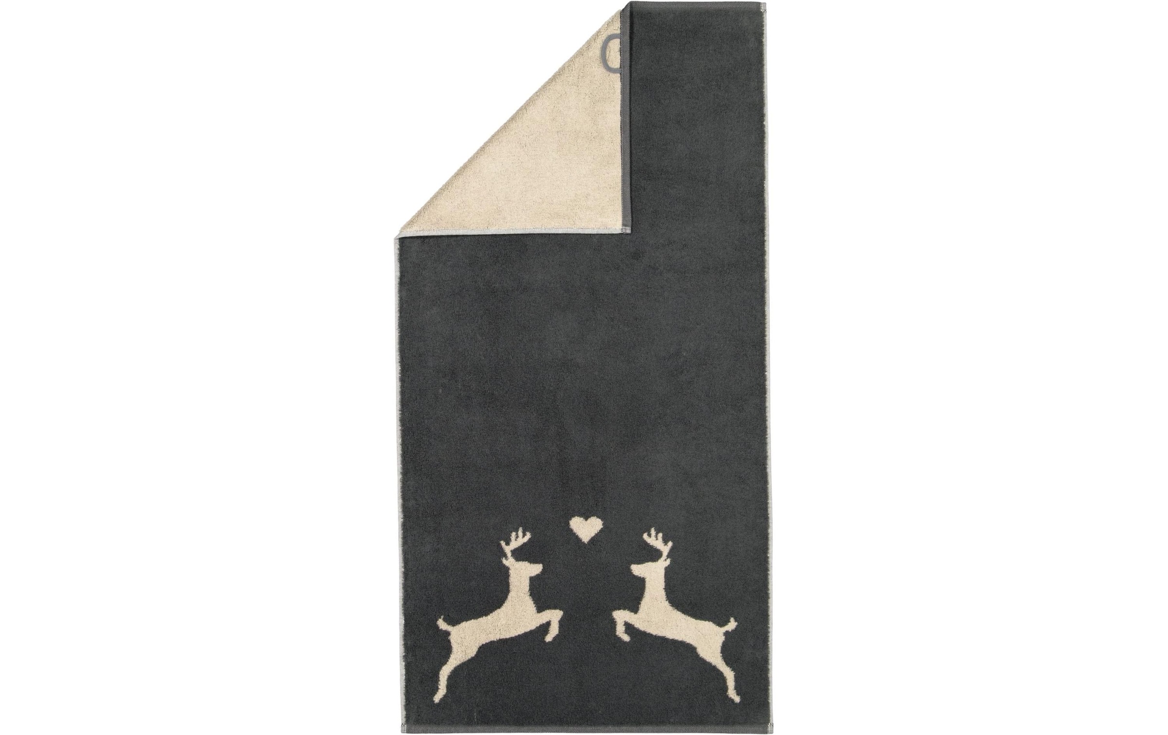 Cawö Duschtuch »Alpenchic Edition Hirsch 70 x 140 cm«, (1 St.)