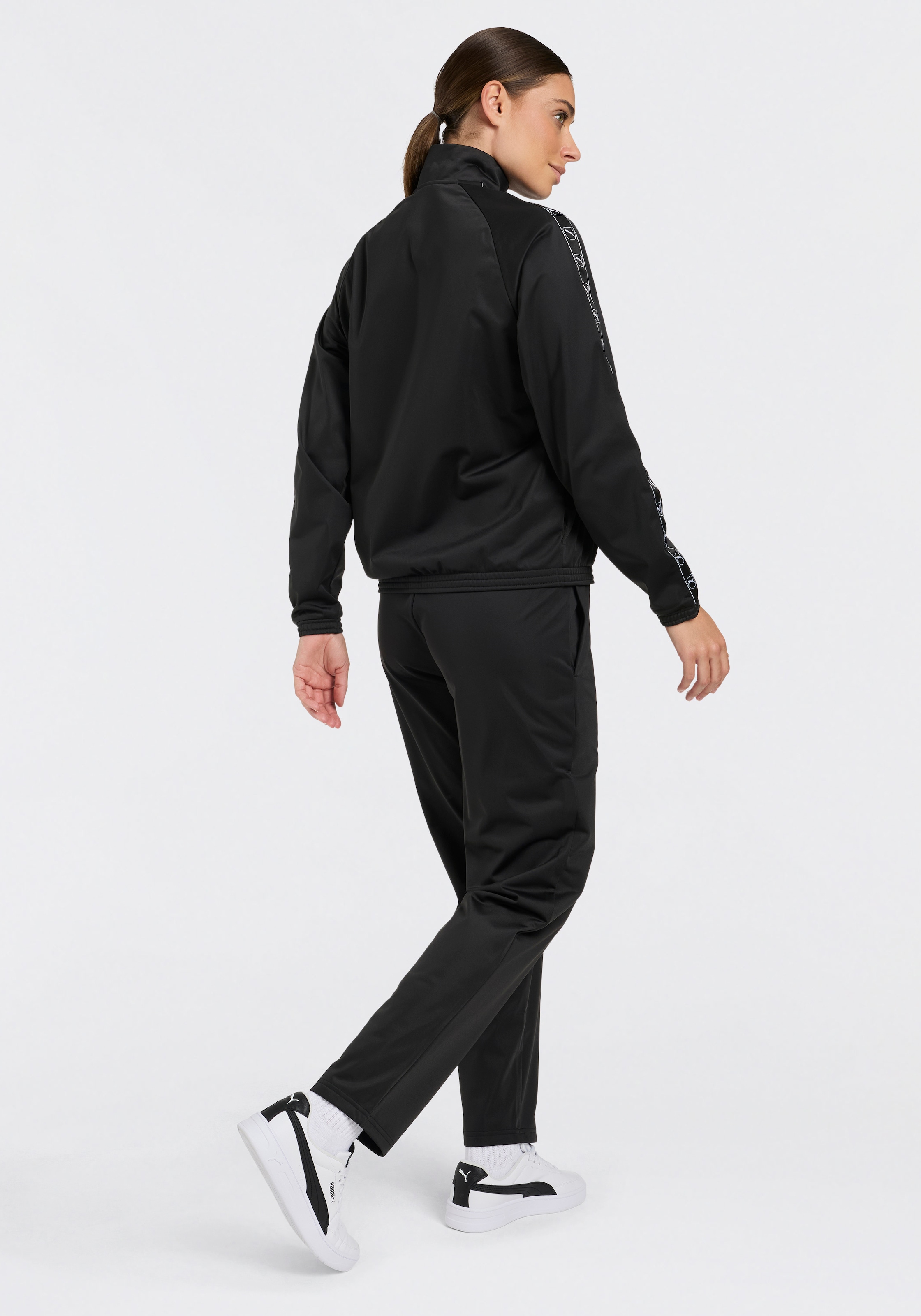 PUMA Combinaison d'entraînement »POLY STANDARD SUIT OP« 2 Set en deux parties, avec patte de boutonnage, uni, en polyester