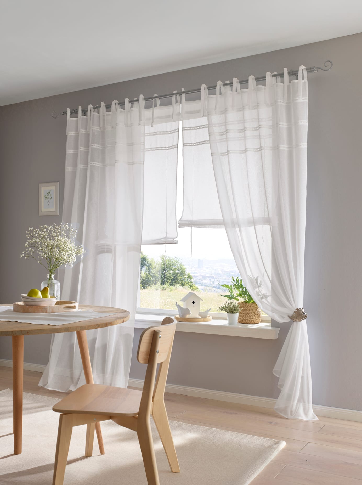 heine home Paroi japonaise mit Lanières de liaison