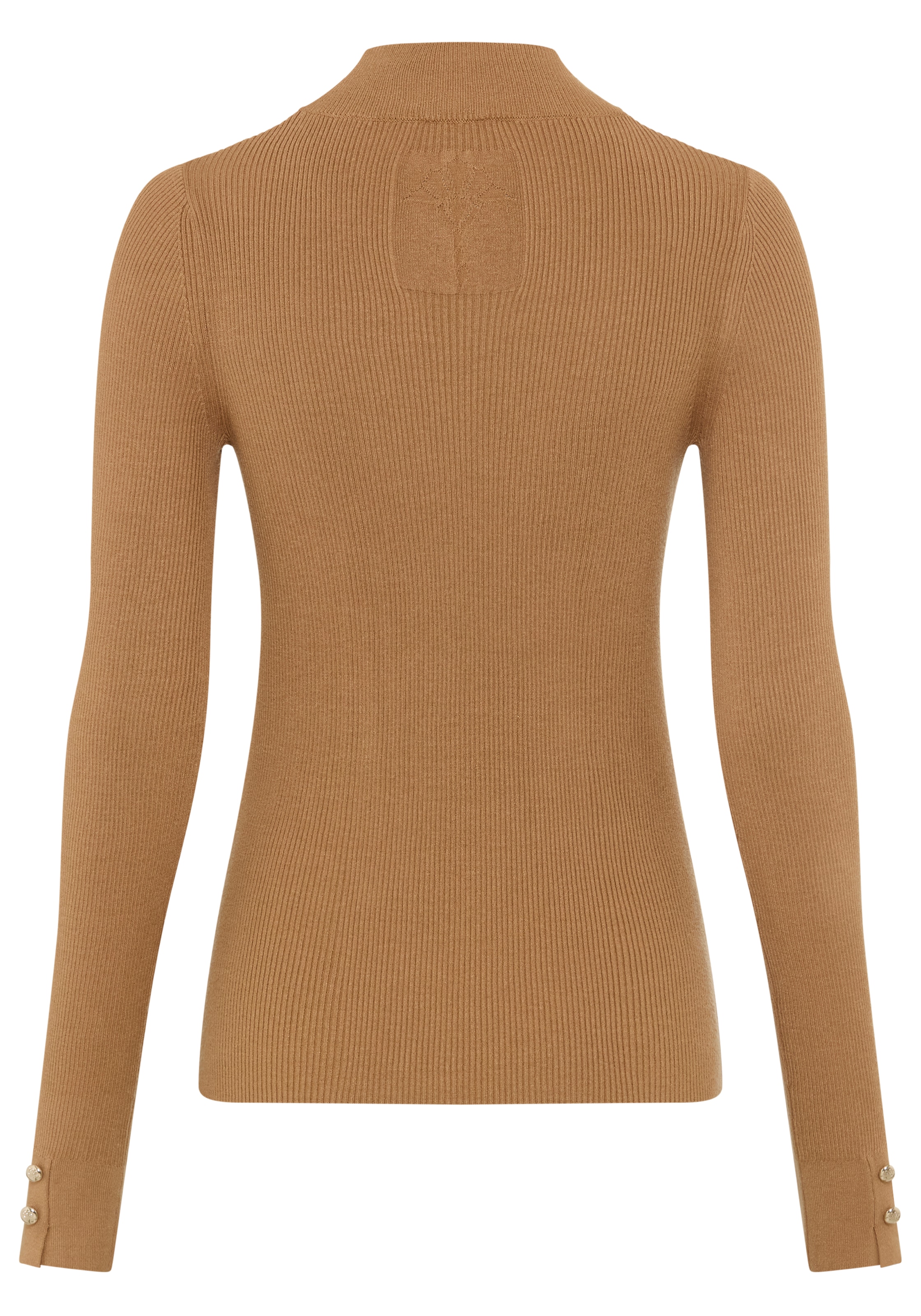 JOOP! Pull à col montant »Karisa« tricot en mélange viscose avec col montant