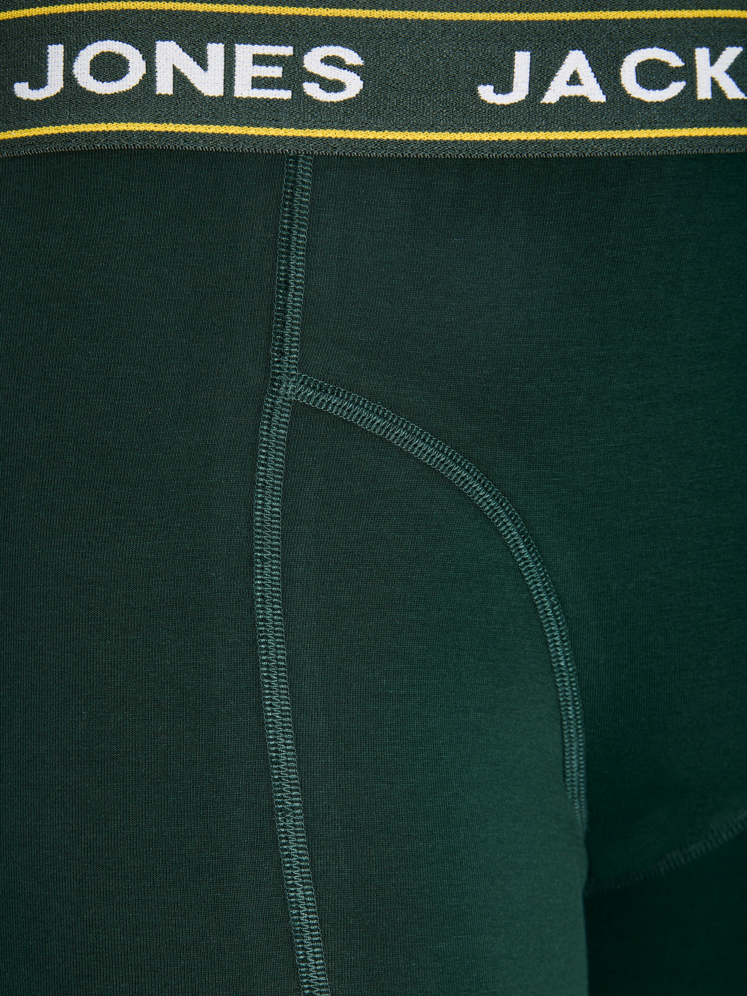 Jack & Jones PlusSize Tronc »JACMAX SOLID TRUNKS 5 PACK BTW PLS« Paquet, 5 cuis mélange de coton, bord-côte élastique