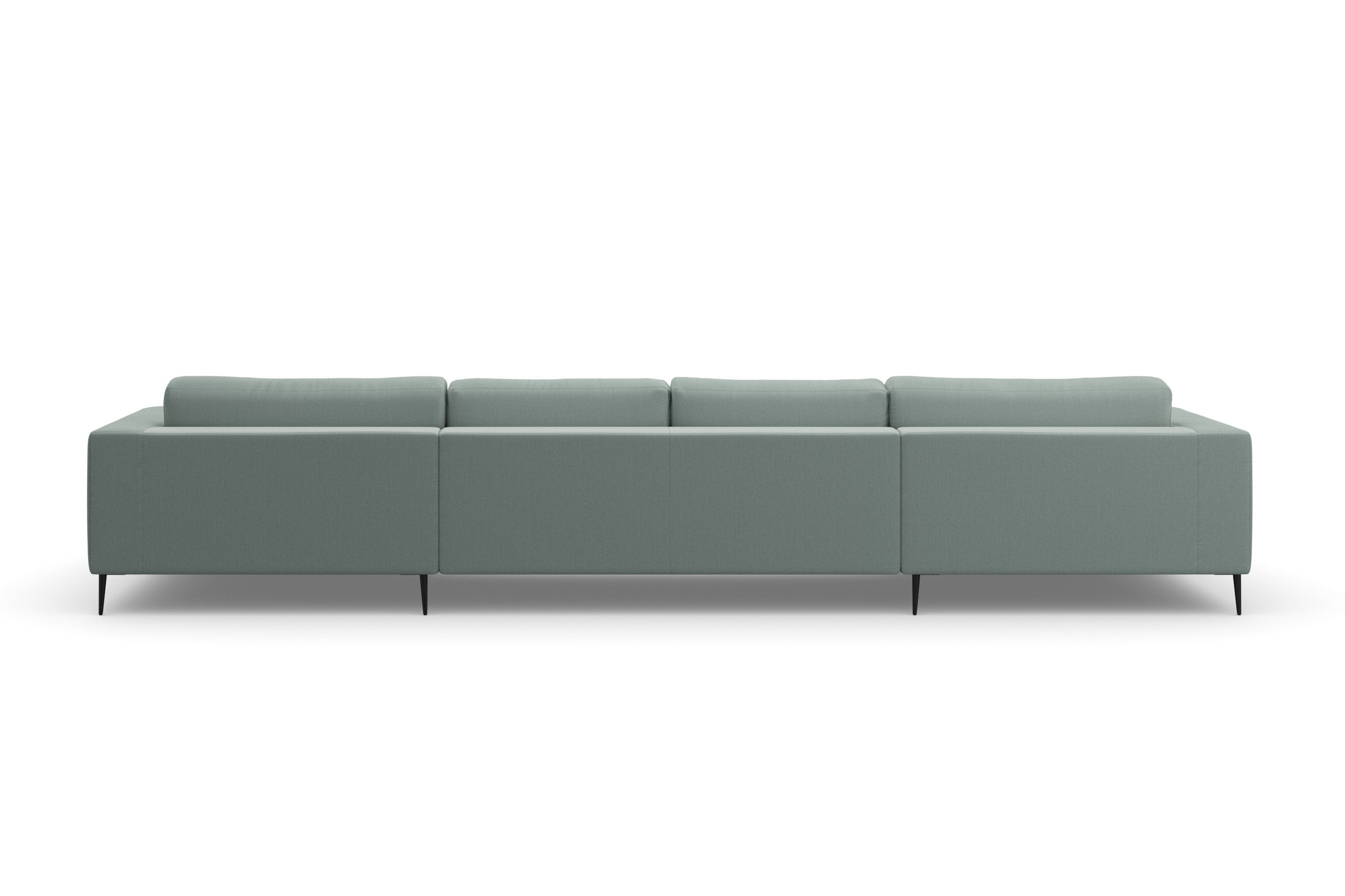 DOMO collection Wohnlandschaft »Modica U-Form«, XXL, in moderner Optik mit, 2 grosszügigen Recamieren, auch in Cord