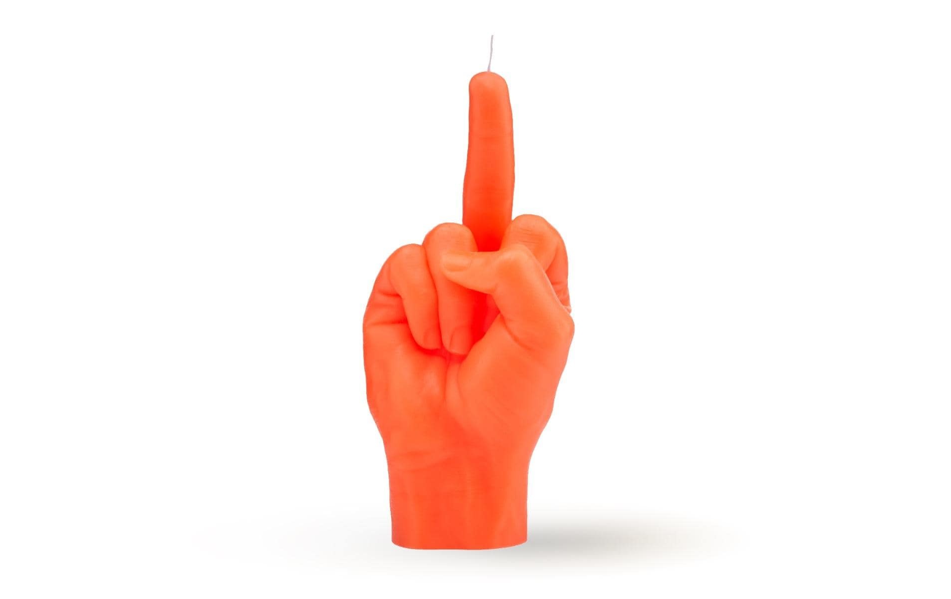 Formkerze »Mandatus Candle Hand F*ck you«