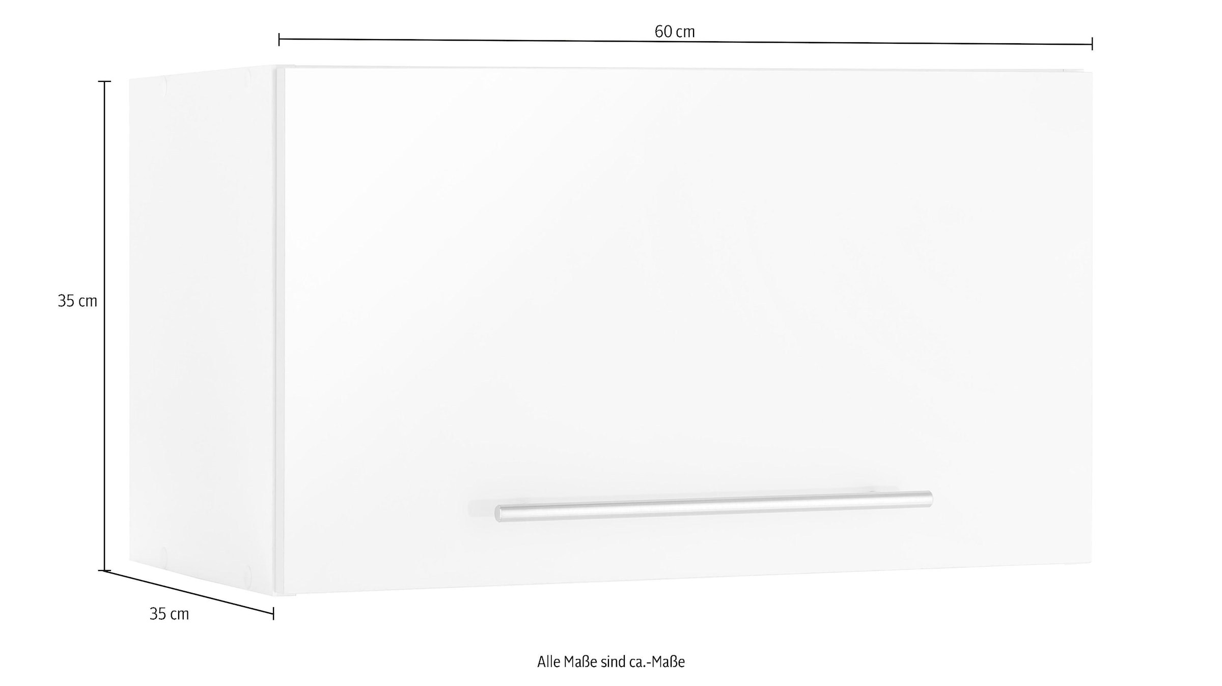 cm, Küchen Breite wiho 60 versandkostenfrei mit Hängeschrank »Flexi2«, rechts/links wechselbar 1 Tür, auf