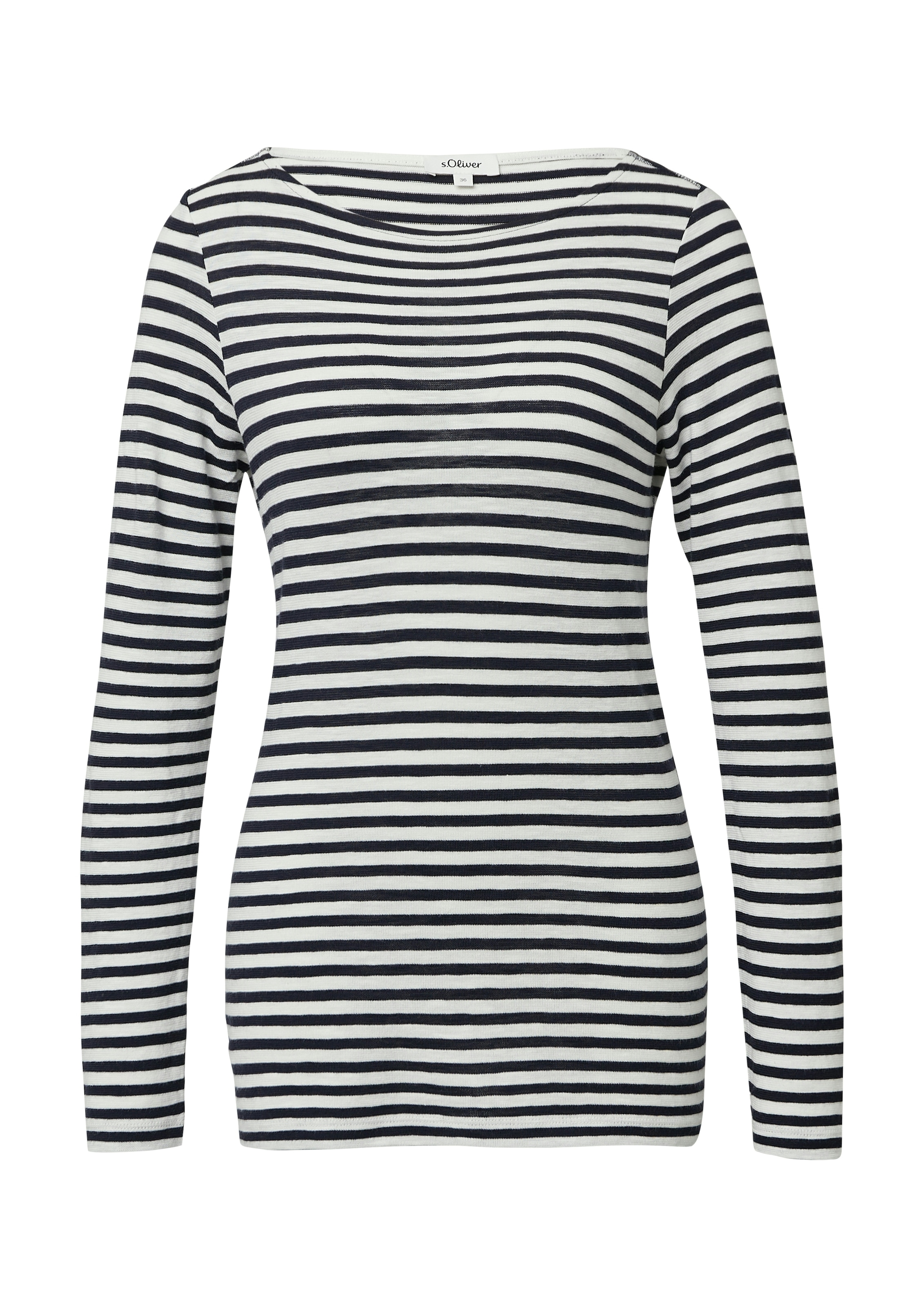s.Oliver T-shirt à manches longues avec motif à rayures