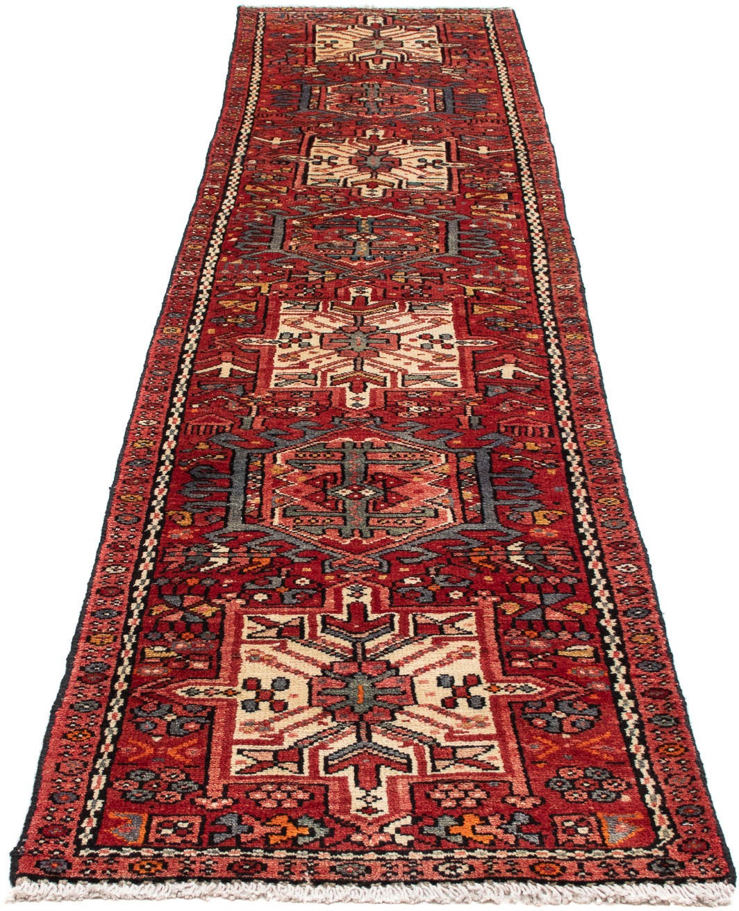 Image of morgenland Hochflor-Läufer »Qaraja Medaillon 338 x 75 cm«, rechteckig, 1 mm Höhe, Handgeknüpft bei Ackermann Versand Schweiz