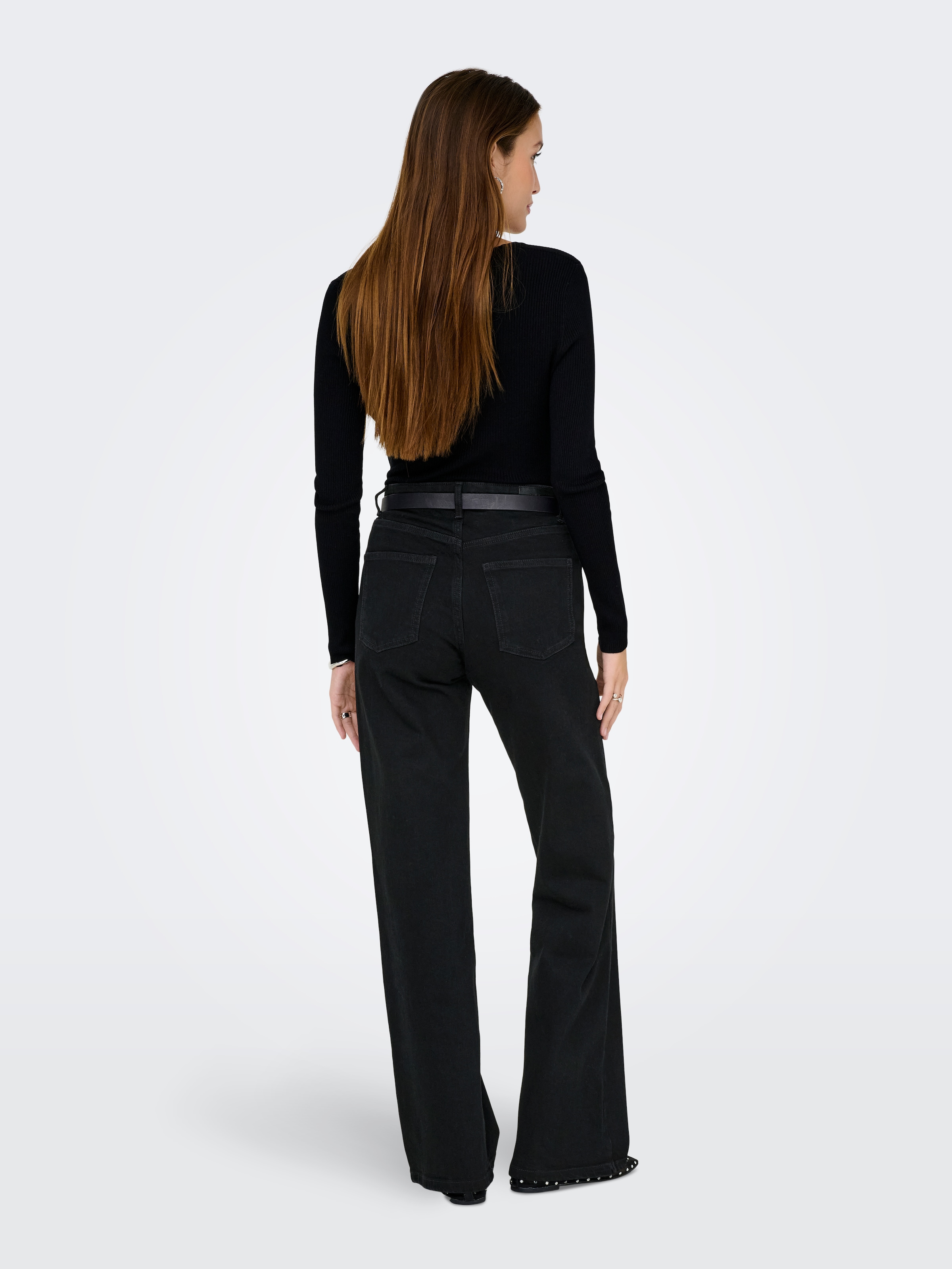 ONLY High-waist-Jeans »ONLJUICY HW WIDE DNM REA670«