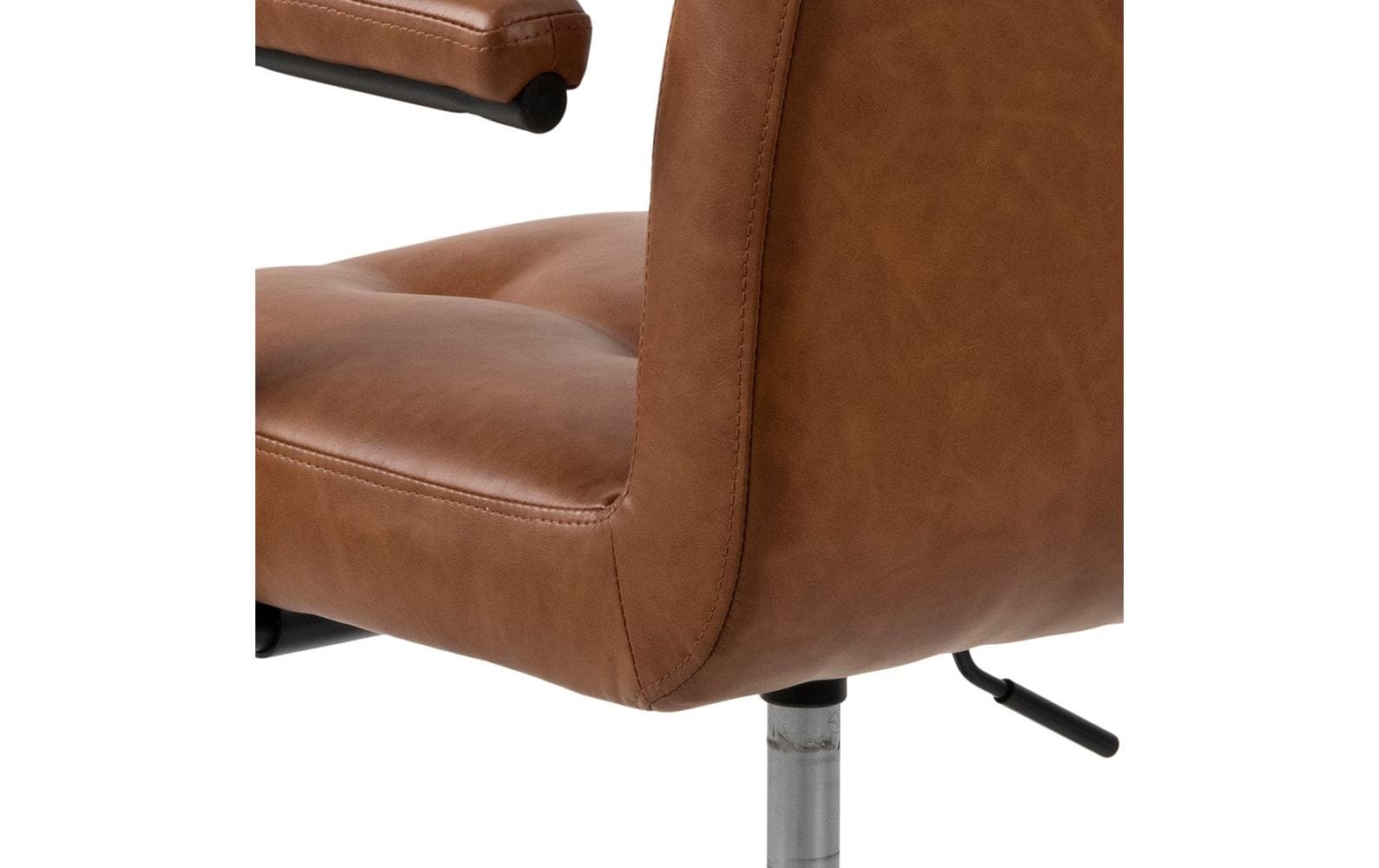 AC Design Schreibtischstuhl »Cosmo, mit Polsterrücken und Armlehnen«, Kunstleder