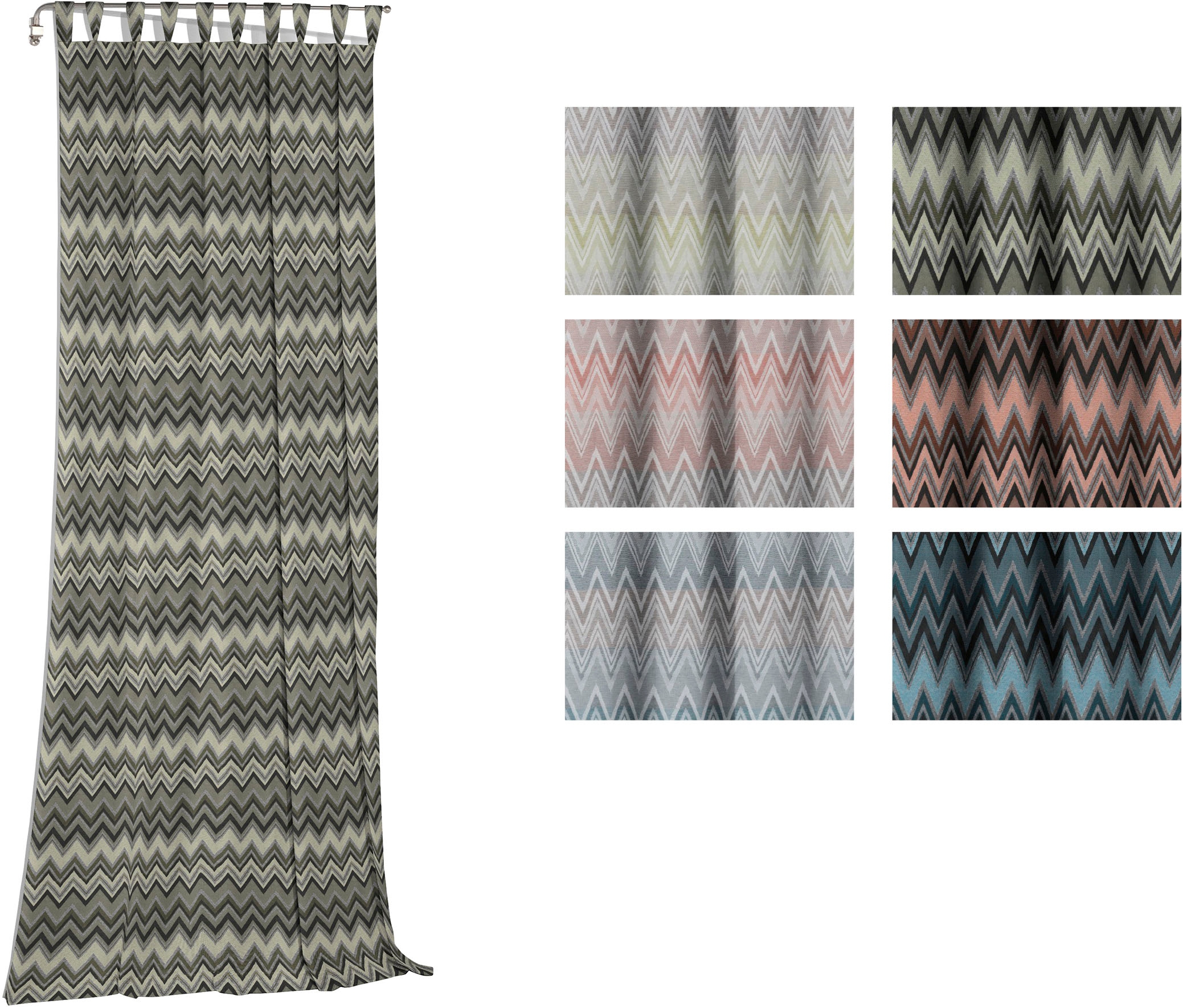 Wirth Vorhang »Benewitz« Schlaufen 1 Stk. tlg.