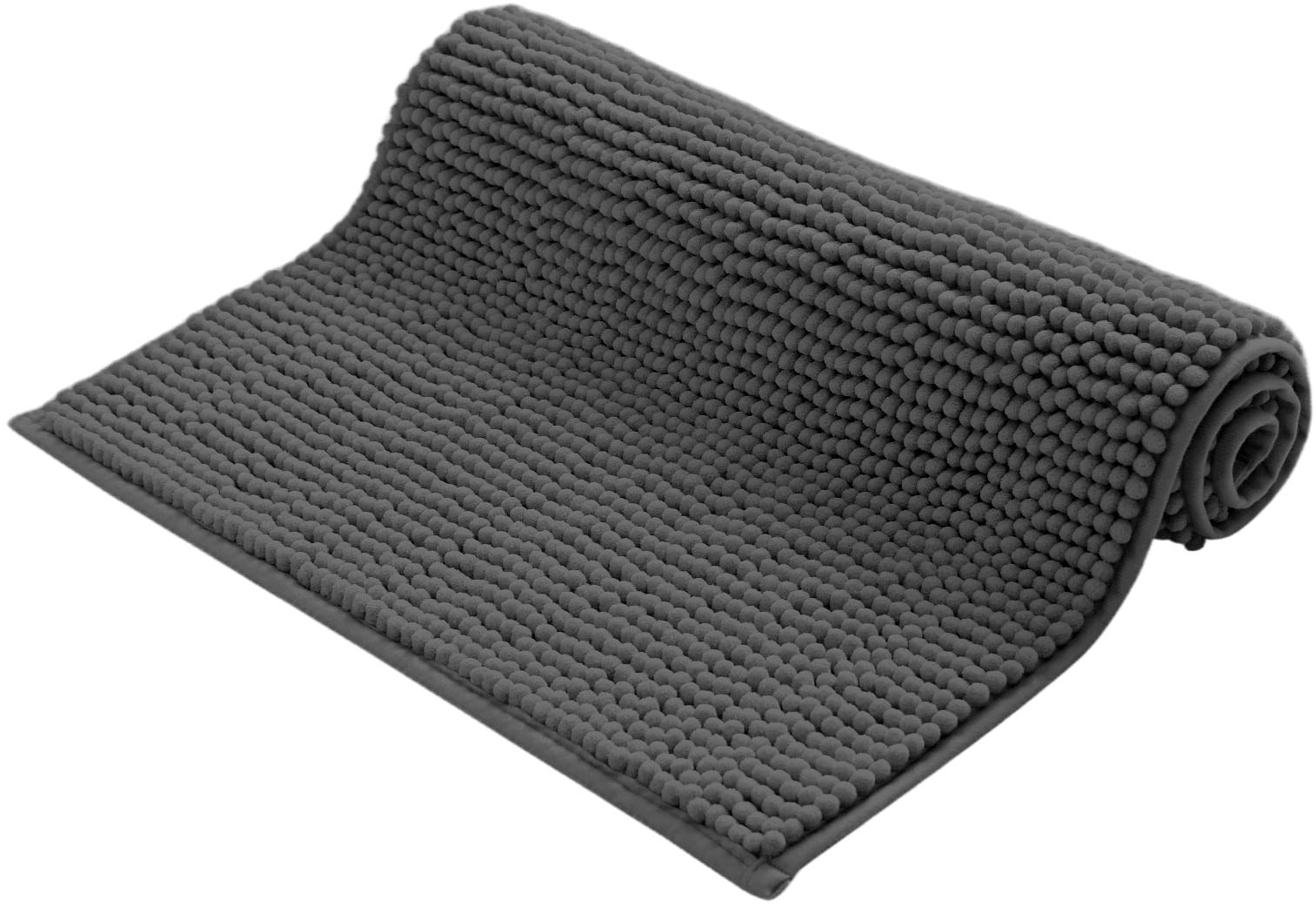 my home Tapis de bain »Vanessa Chenille, Badvorleger, Badezimmer Teppich, Duschvorleger« Höhe 15 mm Uni Farben, besonders weich