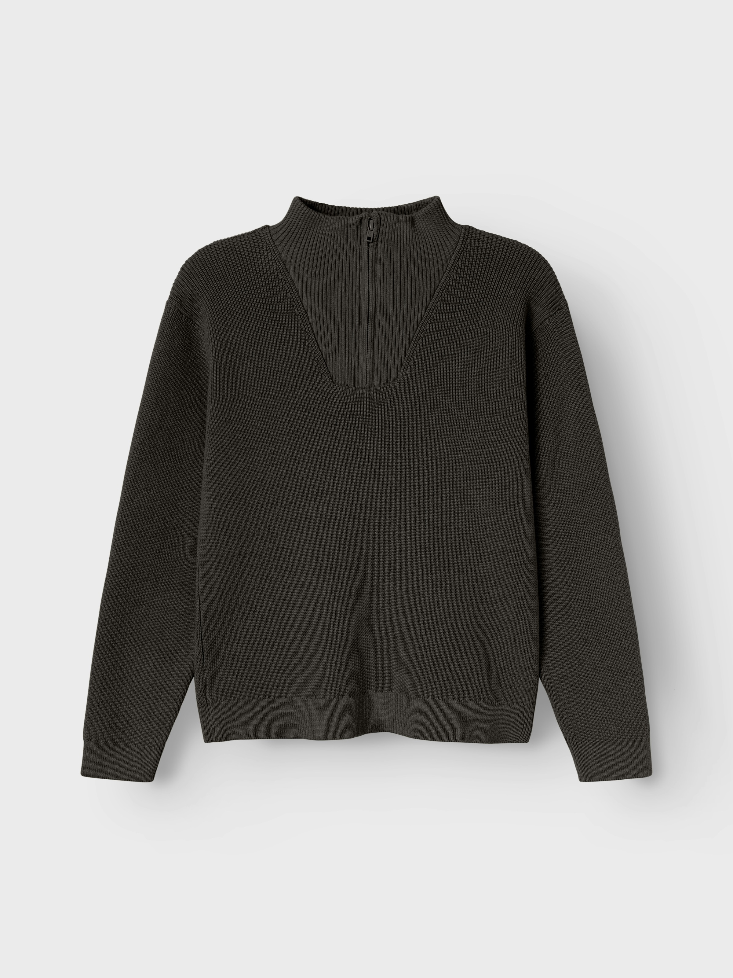 Name It Pull en tricot »NKMNESOLLE LS KNIT NOOS« avec col Troyer