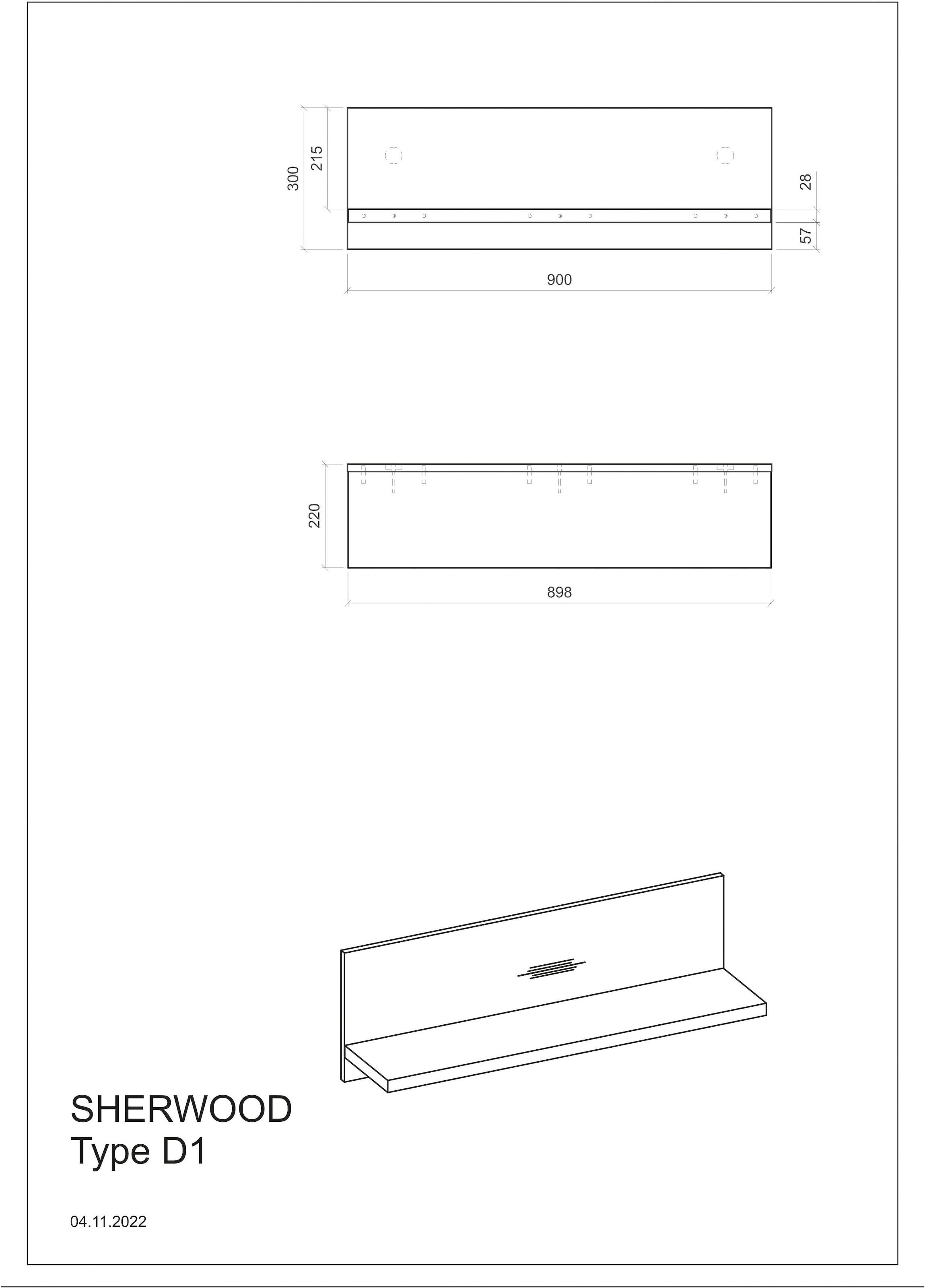 Home affaire Kitchenette »Sherwood« Breite 264 cm, mit Herdumbauschrank, ohne E-Geräte