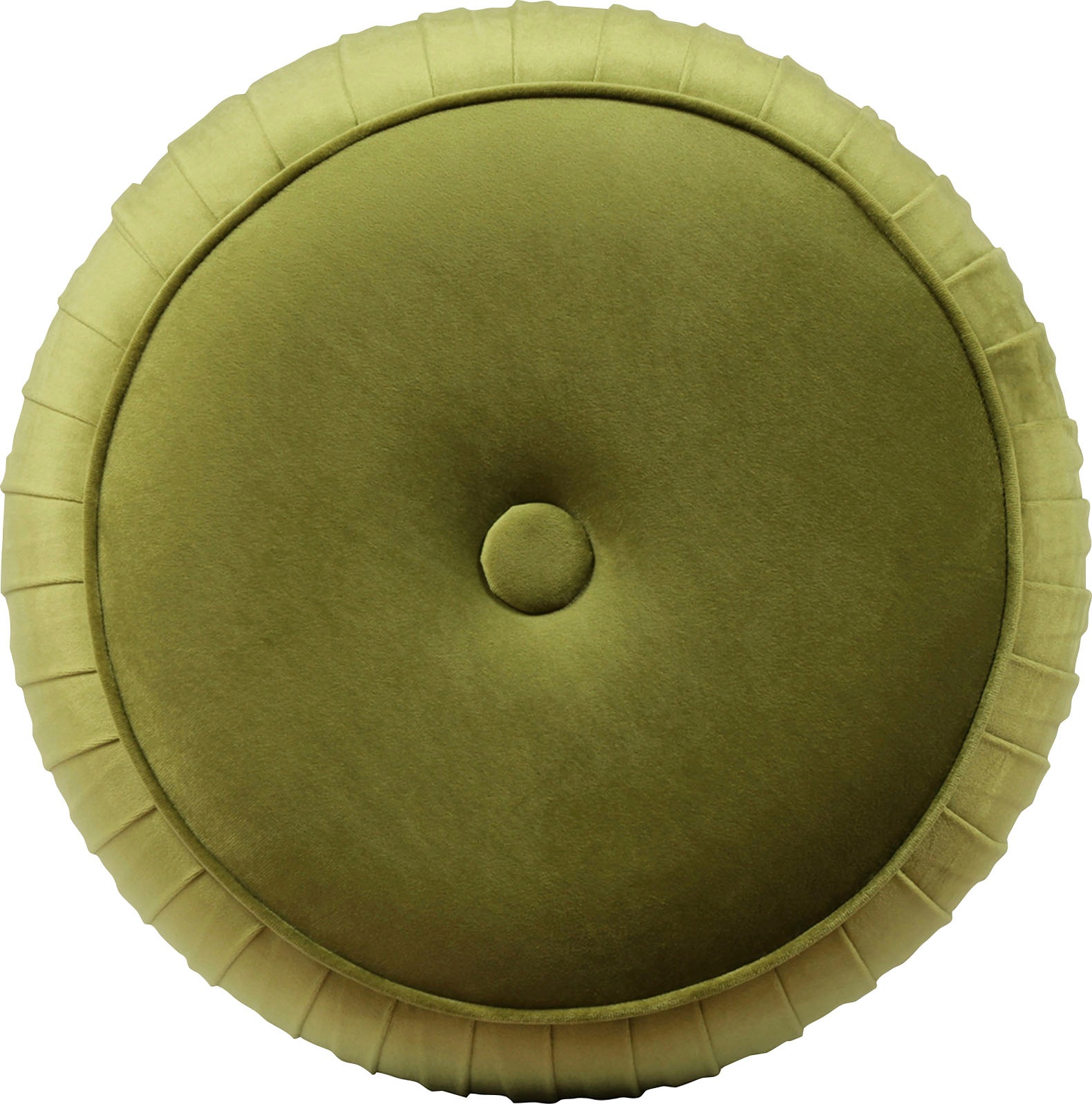 Kayoom Sitzhocker »Hocker Lilje, Edler Touch durch goldfarbenenen Sockel,Hochwertiger Samtbezug«, (1 St.), samtweich, gesteppte Ziernaht, Edelstahlsockel, Hochwertiger Samtbezug