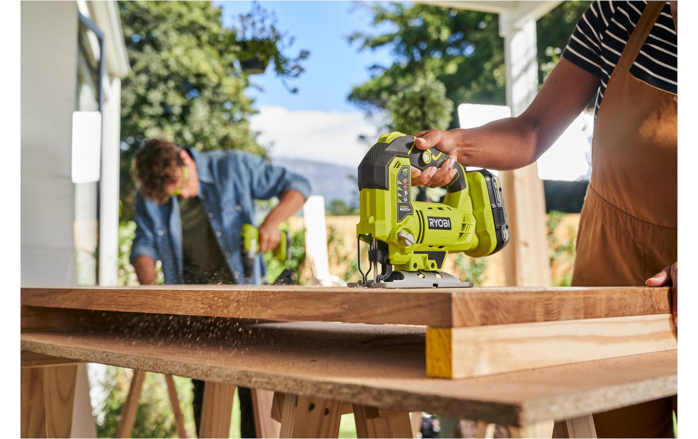 RYOBI Akku-Bohrschrauber »Akku-Kombo-Kit 2er R18CK3PJ-1 x 40S«