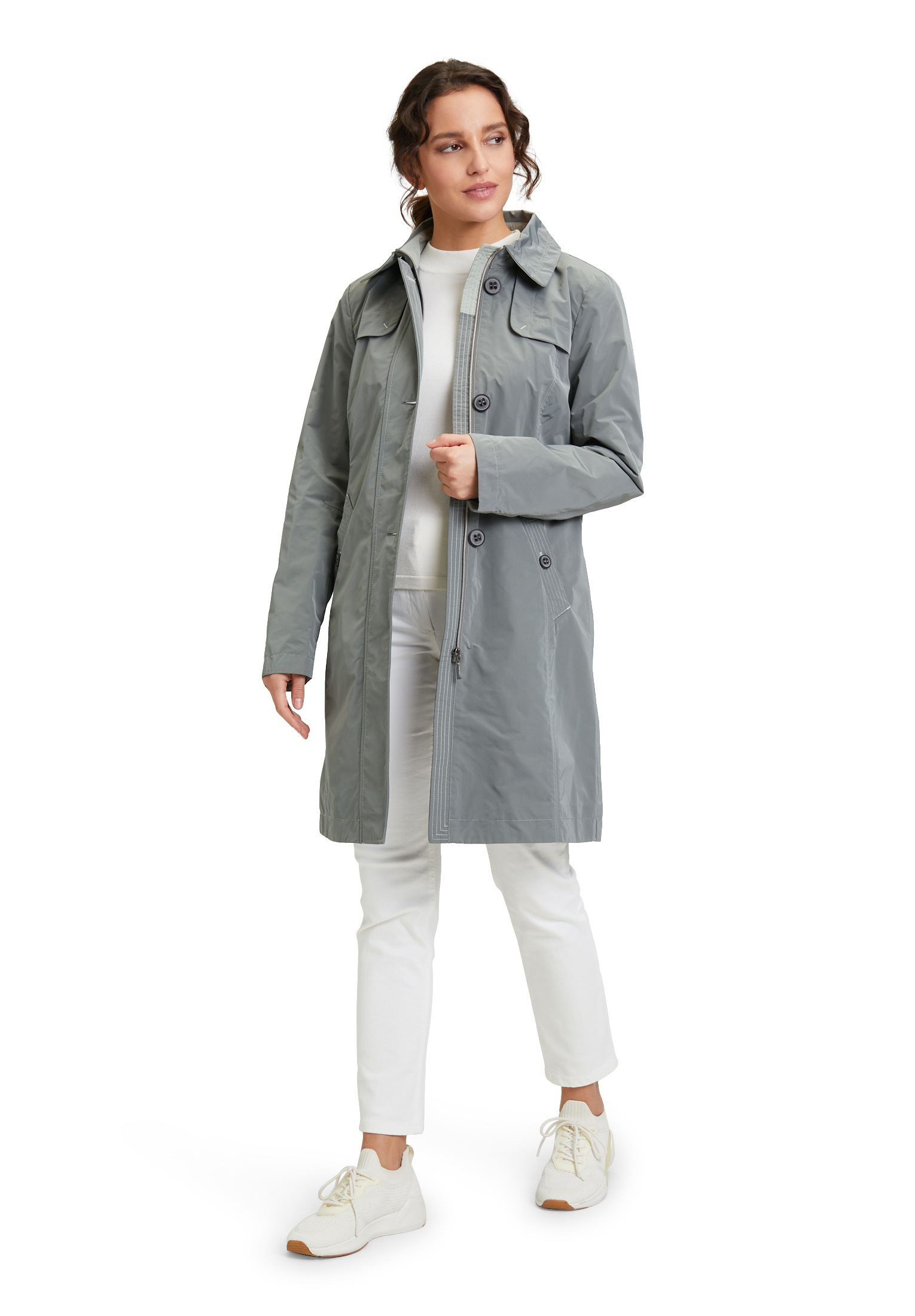 Gil Bret Trenchcoat, mit Knopfleiste