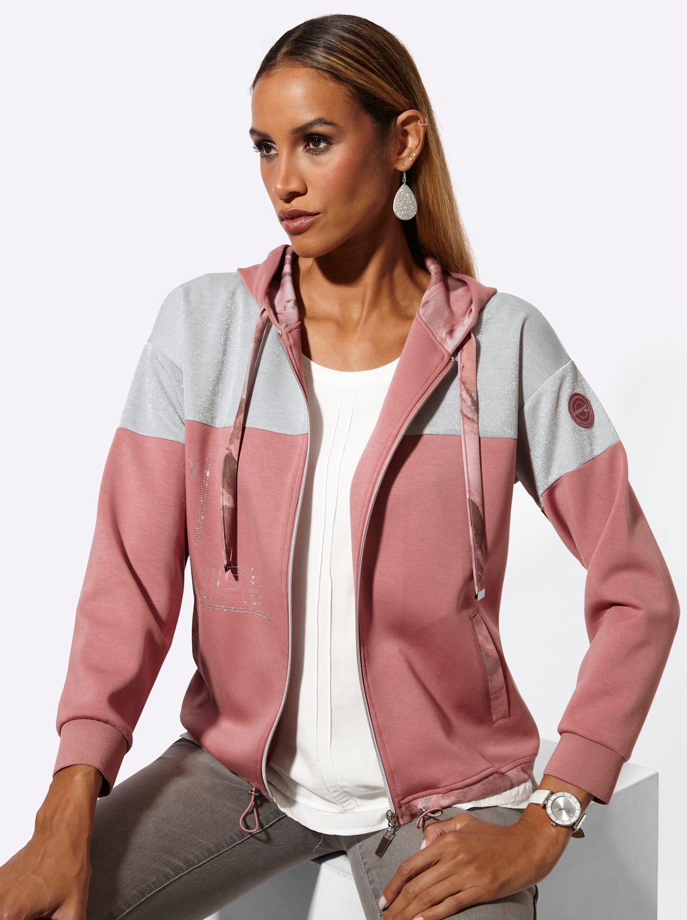 creation L Veste chemise »Modal-Mix-Shirtjacke« 1