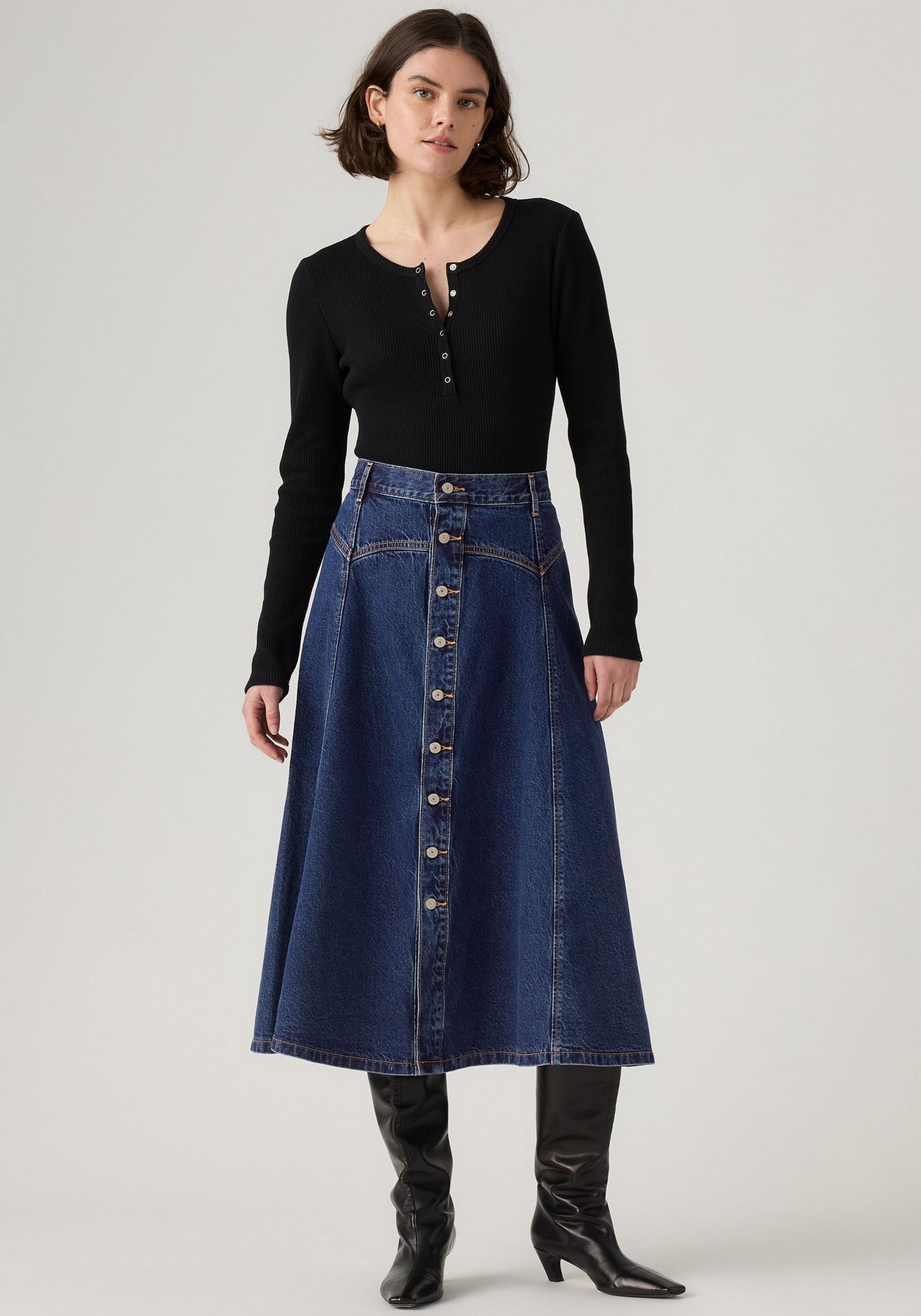 Levi's® Jeansrock »YOKED WESTERN SKI«
