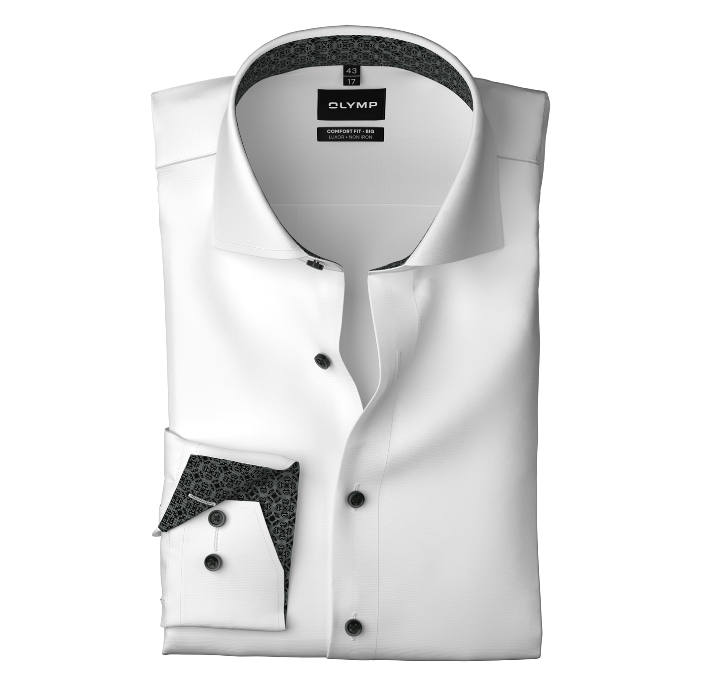 Image of OLYMP Langarmhemd "Big & Tall" Neue COMFORT FIT BIG Kollektion, New-Kentkragen, Businesshemd