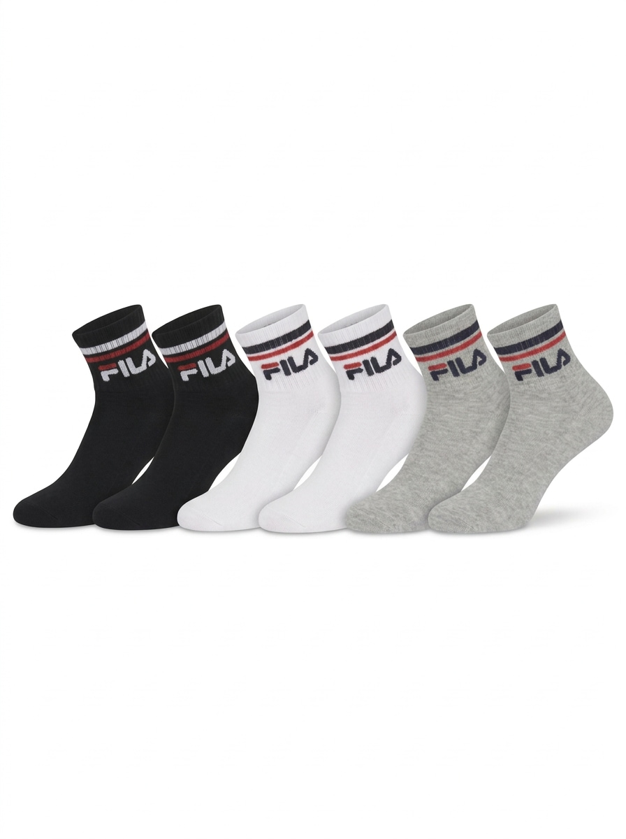 Image of Fila Kurzsocken "UNISEX QUARTER PLAIN SOCKS" 6 Paar, mit Logo-Schriftzug