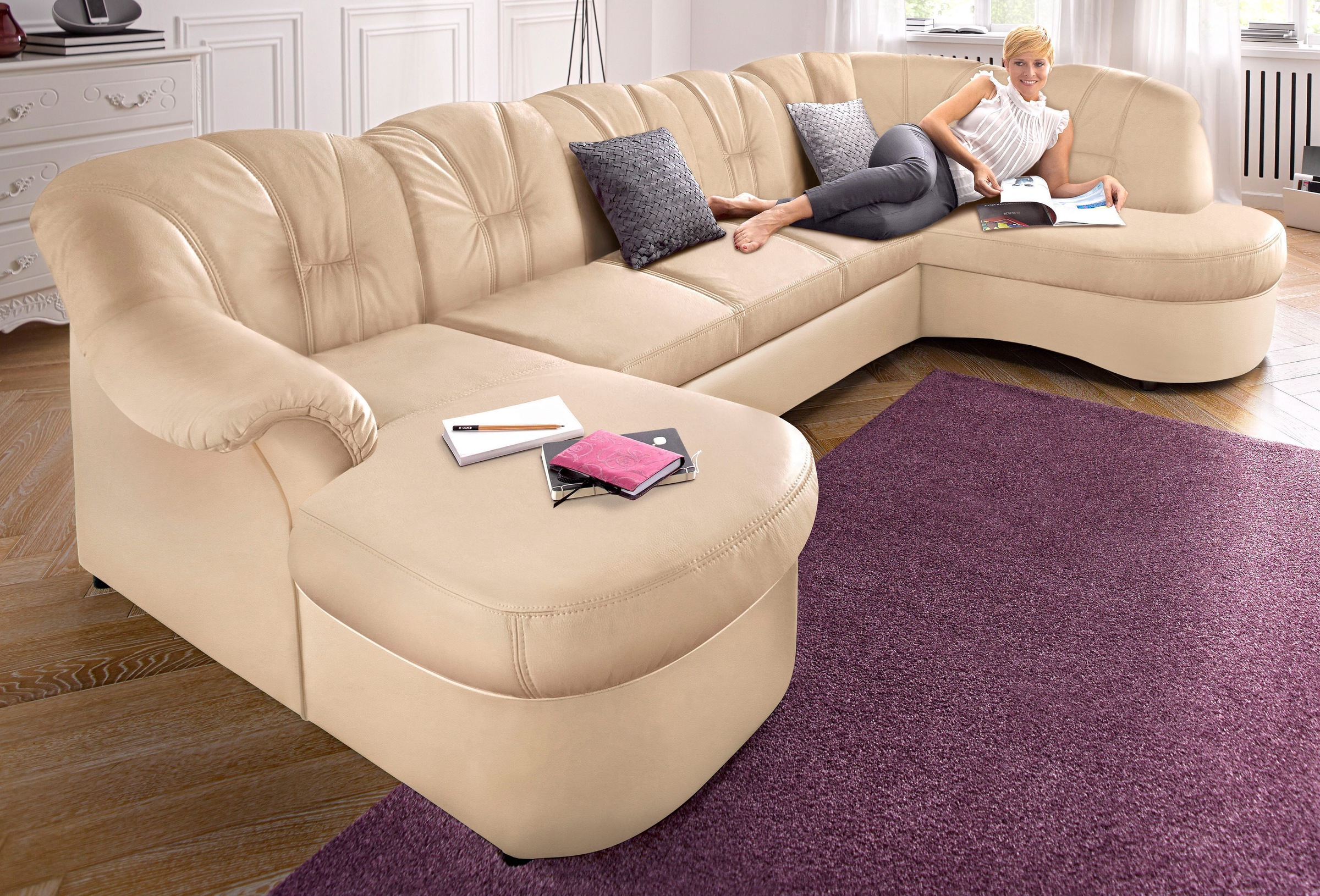 Image of DOMO collection Wohnlandschaft »Flores Top«, wahlweise mit Bettfunktion bei Ackermann Versand Schweiz