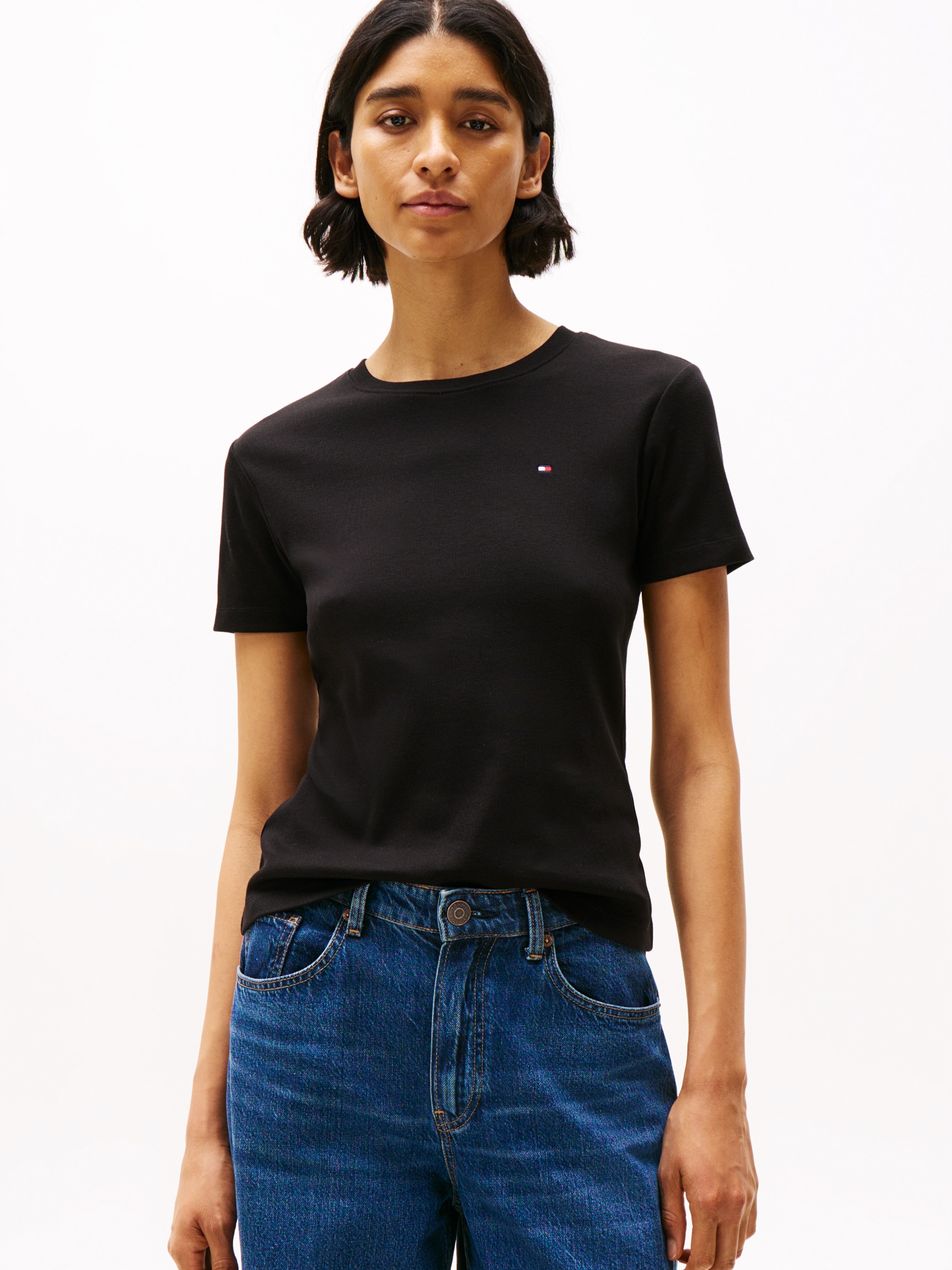 Image of Tommy Hilfiger T-Shirt "SLIM CODY C-NK SS" Baumwolle, slim fit