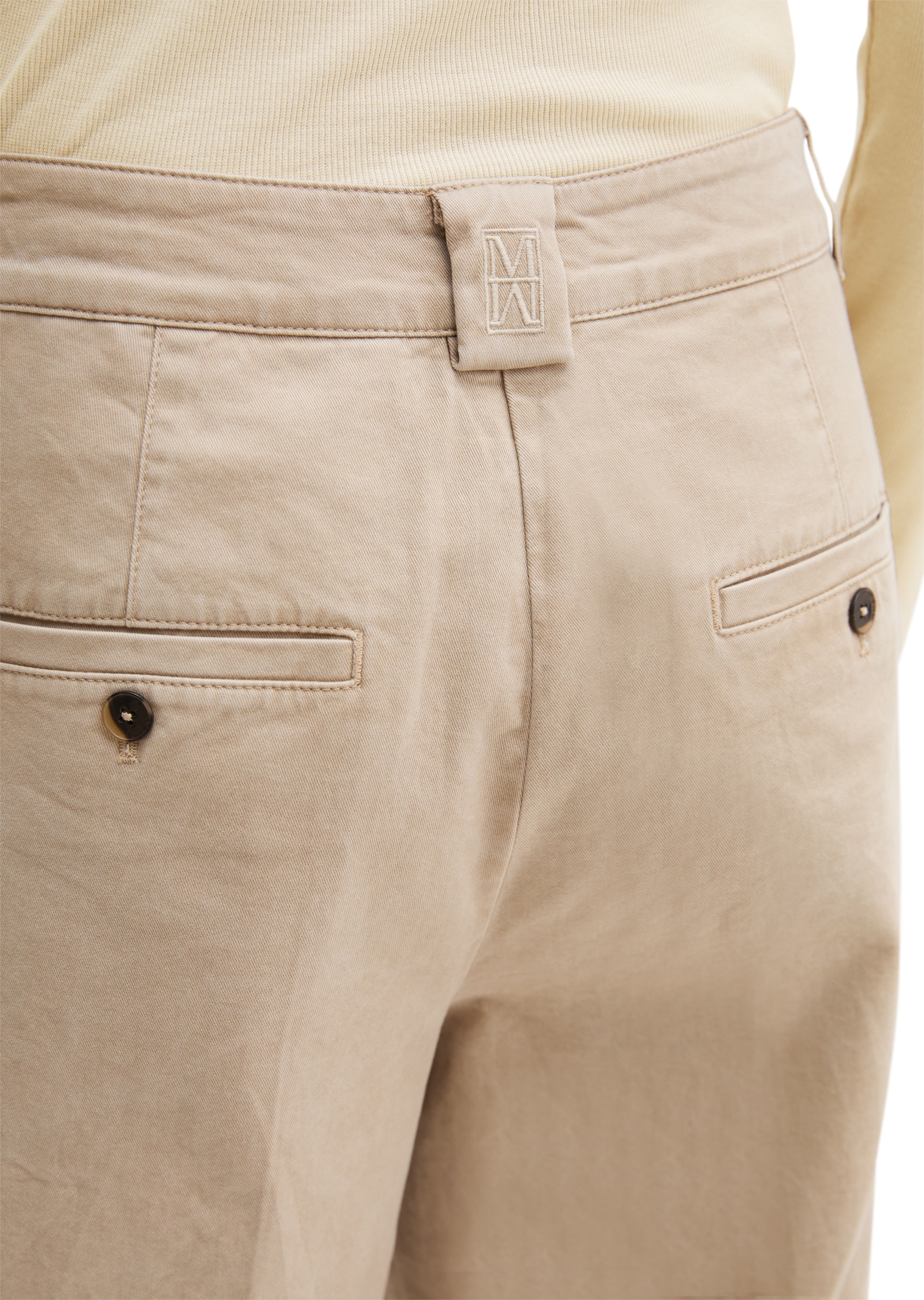 Marc O'Polo Bügelfaltenhose »MARGO Wide«  Model Margo wide aus Organic Cotton-Twill