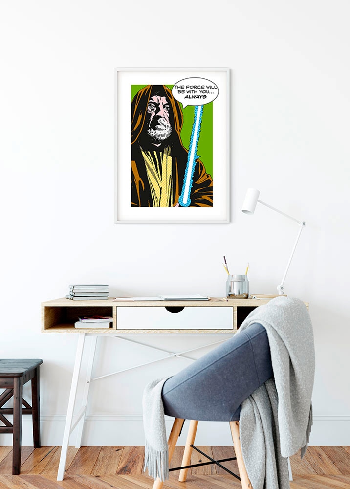 Komar Poster »Star Wars Classic Comic Quote Obi Wan«, Star Wars, (1 St.), Kinderzimmer, Schlafzimmer, Wohnzimmer