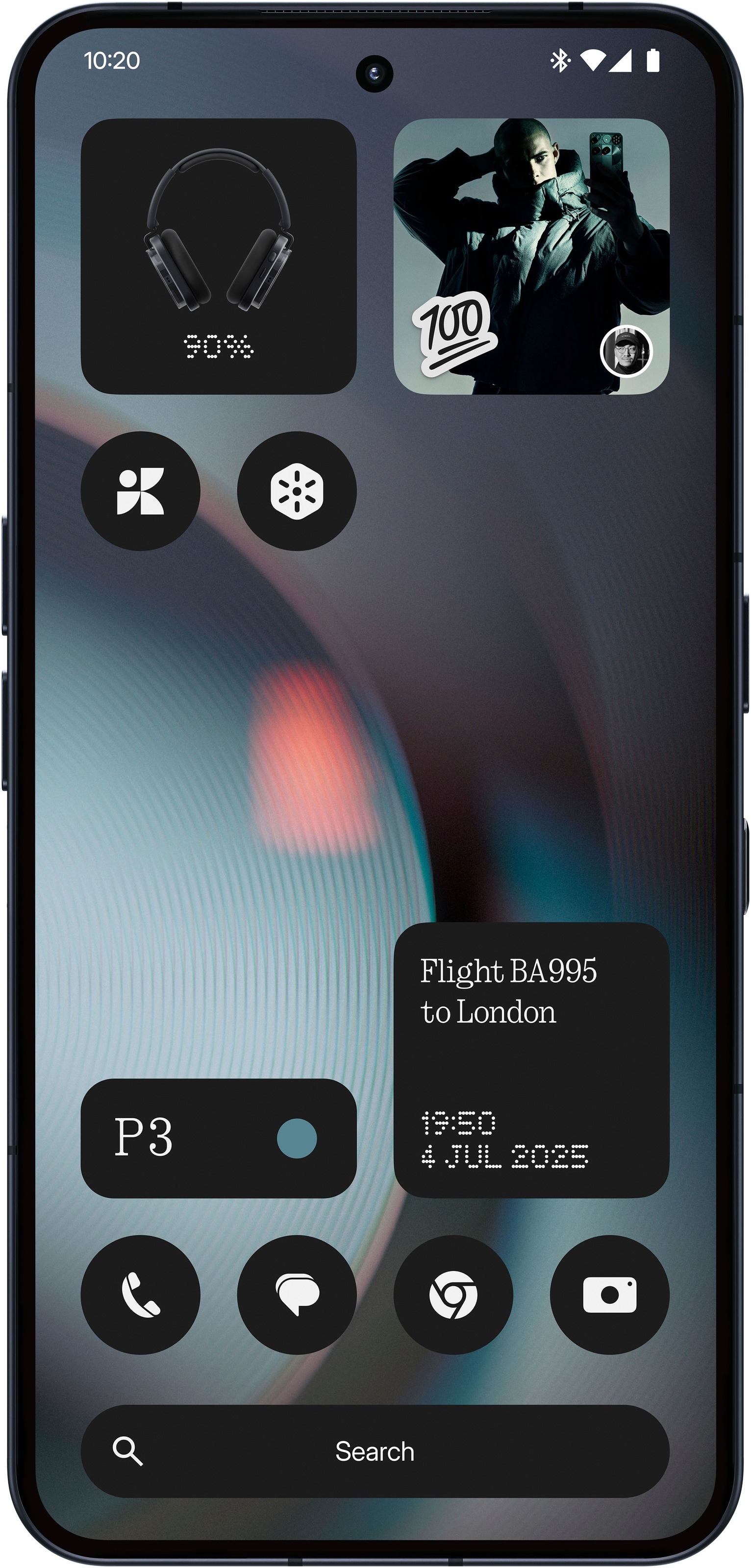 NOTHING Smartphone »Phone (3)« noir