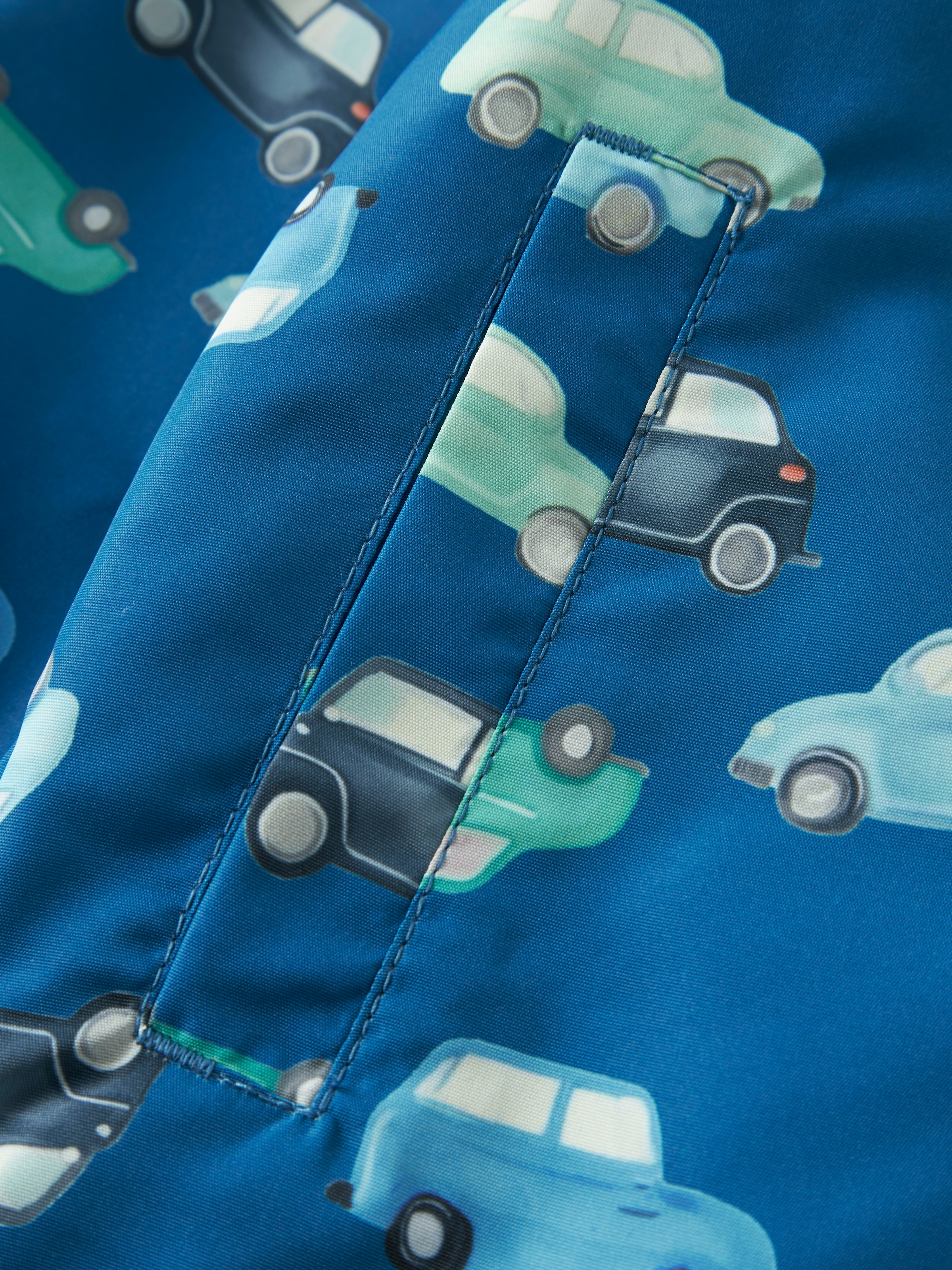 Name It Veste d'extérieur »NMMMAX JACKET LI AOP NOOS« mit Kapuze reflektierende Details, wasserabweisend