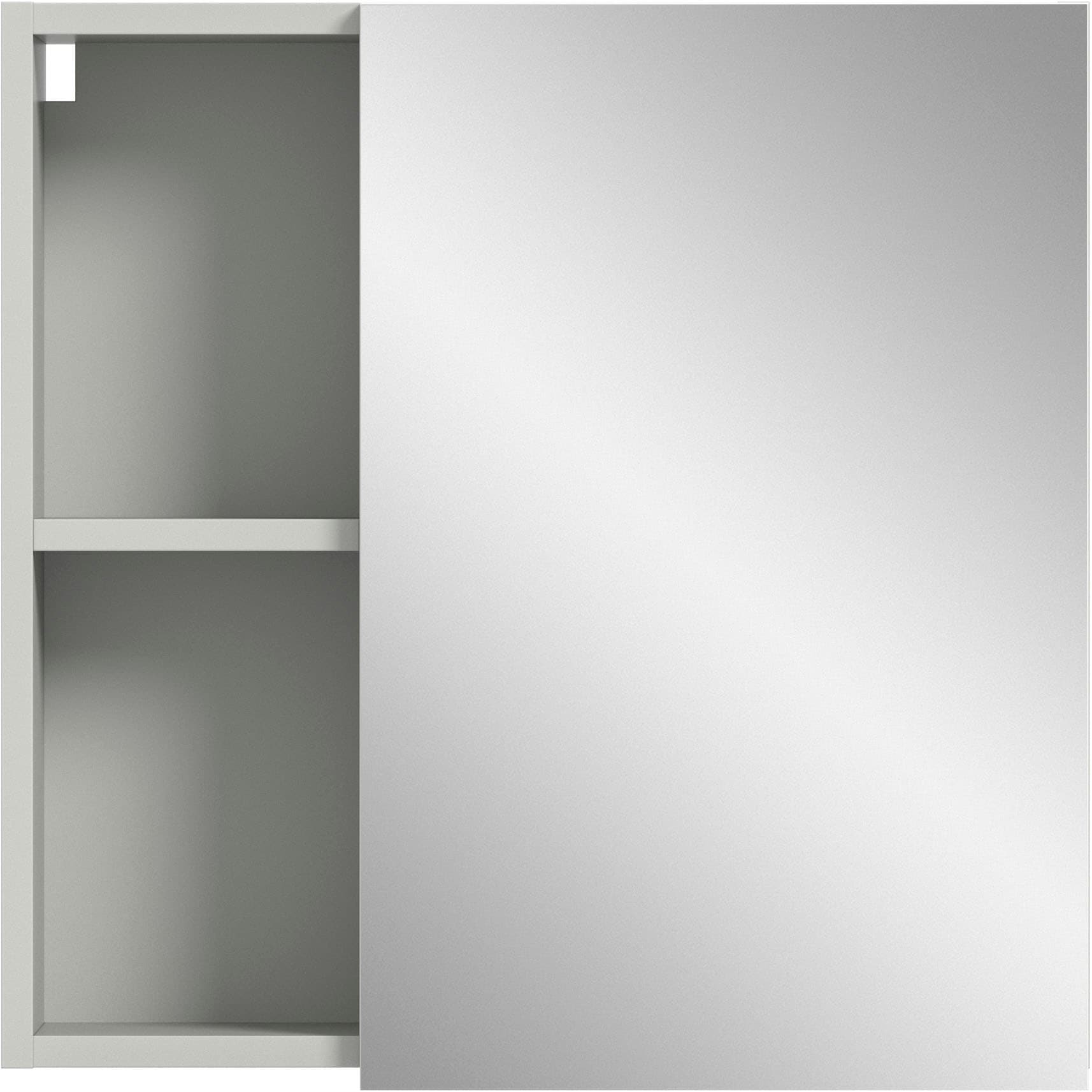 welltime Spiegelschrank »Calcio, Breite 55 cm, 1 Spiegeltür, 3 Einlegeböden, 5 Fächer« Badschrank, Bad-Möbel, Badezimmer