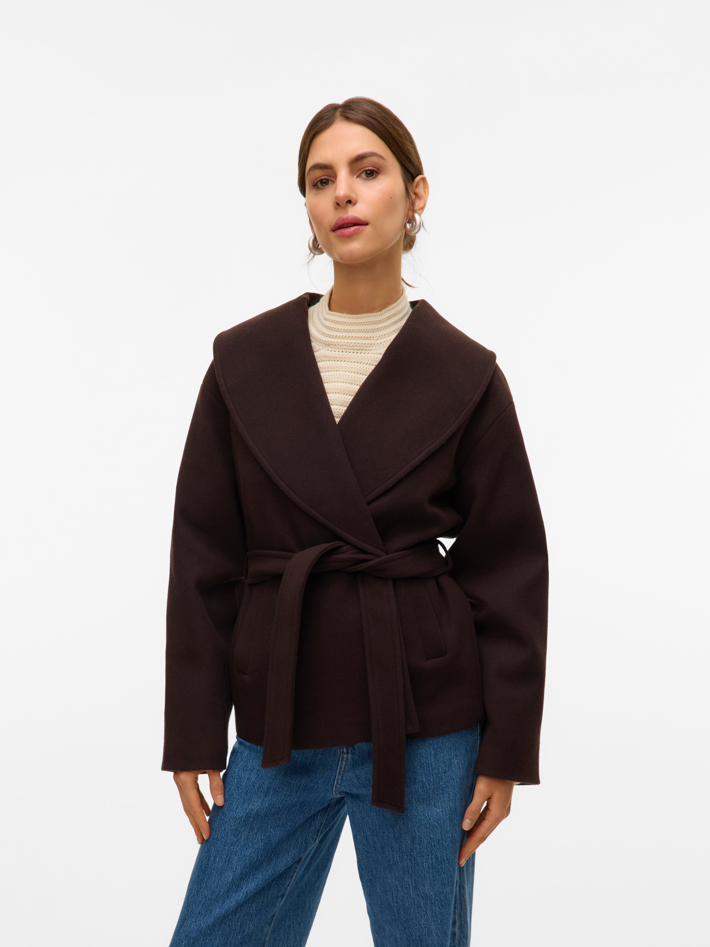 Image of Vero Moda Kurzjacke "VMANNE BERGEN JACKET GA NOOS" Kunstfaser