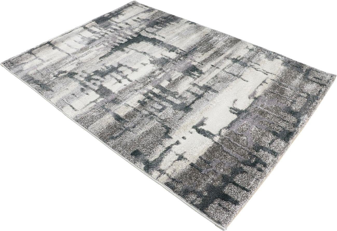 Image of RESITAL The Voice of Carpet Teppich »Safir 8010«, rechteckig, 16 mm Höhe, Kurzflor, gewebt, modernes Design, Hoch-Tief-Struktur, ideal im Wohnzimmer & Schlafzimmer bei Ackermann Versand Schweiz