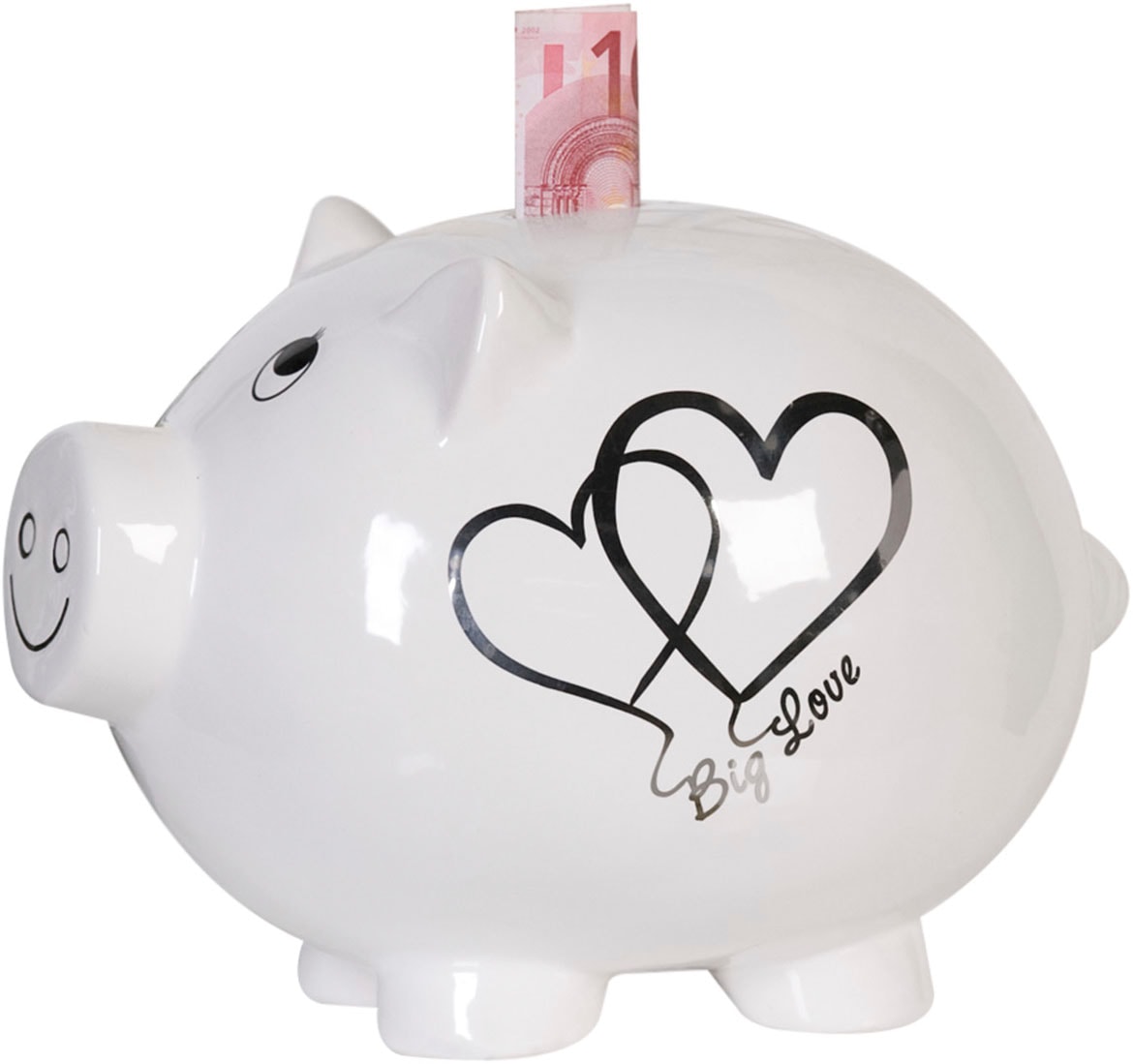 Image of Casablanca by Gilde Wanddekoobjekt "Sparschwein Big Love"